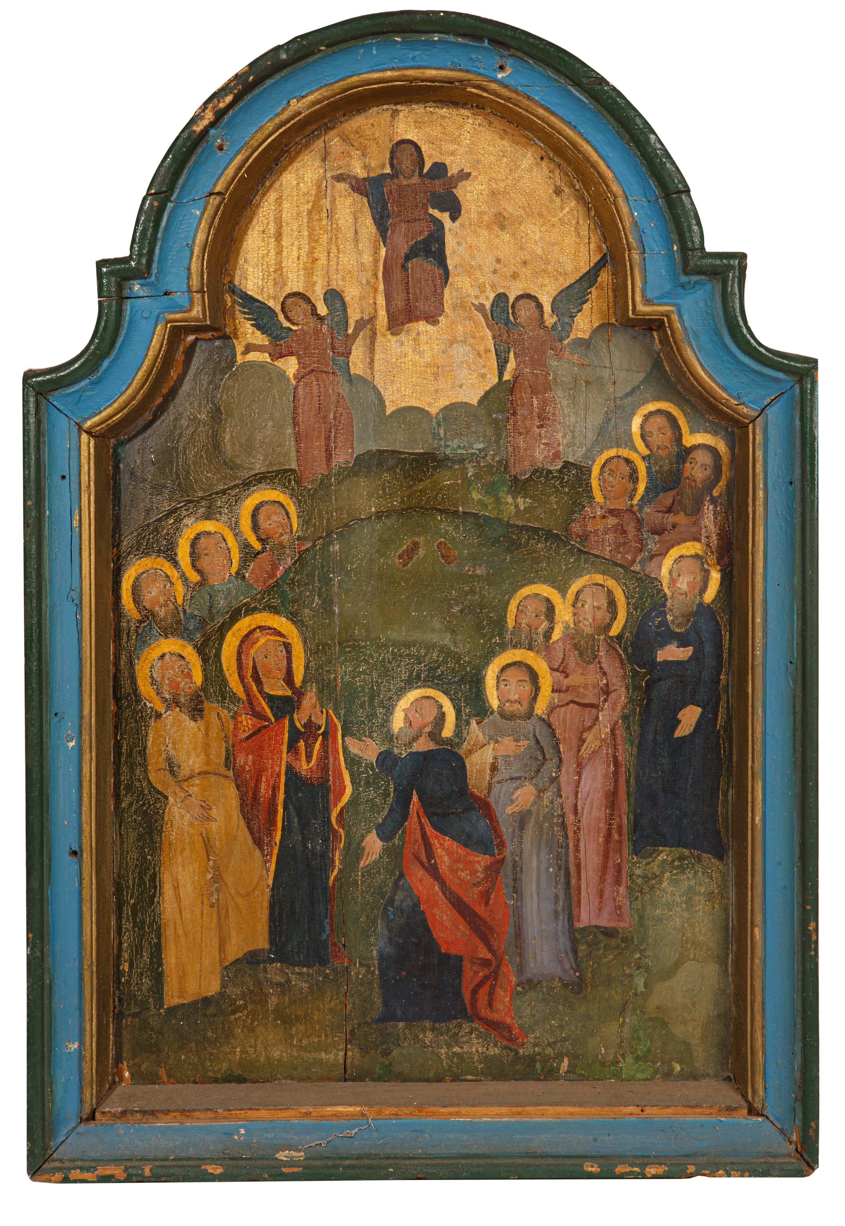 ікона “Вознесіння Господнє” (Закарпатський музей народної архітектури та побуту CC BY-NC-SA)