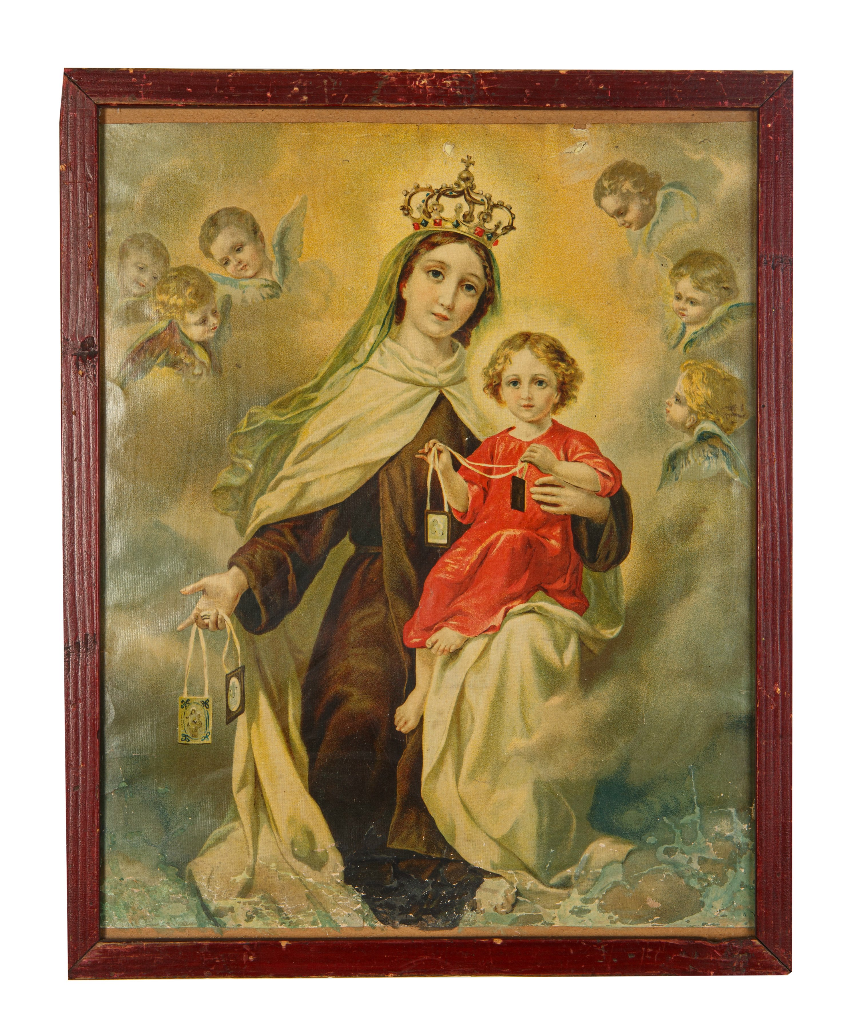 Ікона “Богоматір з дитиною Ісусом” (Закарпатський музей народної архітектури та побуту CC BY-NC-SA)
