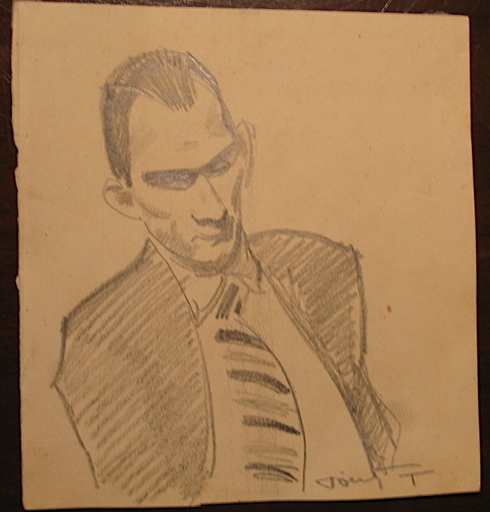 Portrait of Gyula Marosán at the Szolnok Artists’ Colony (The Salgo Trust for Education CC BY-NC-SA)