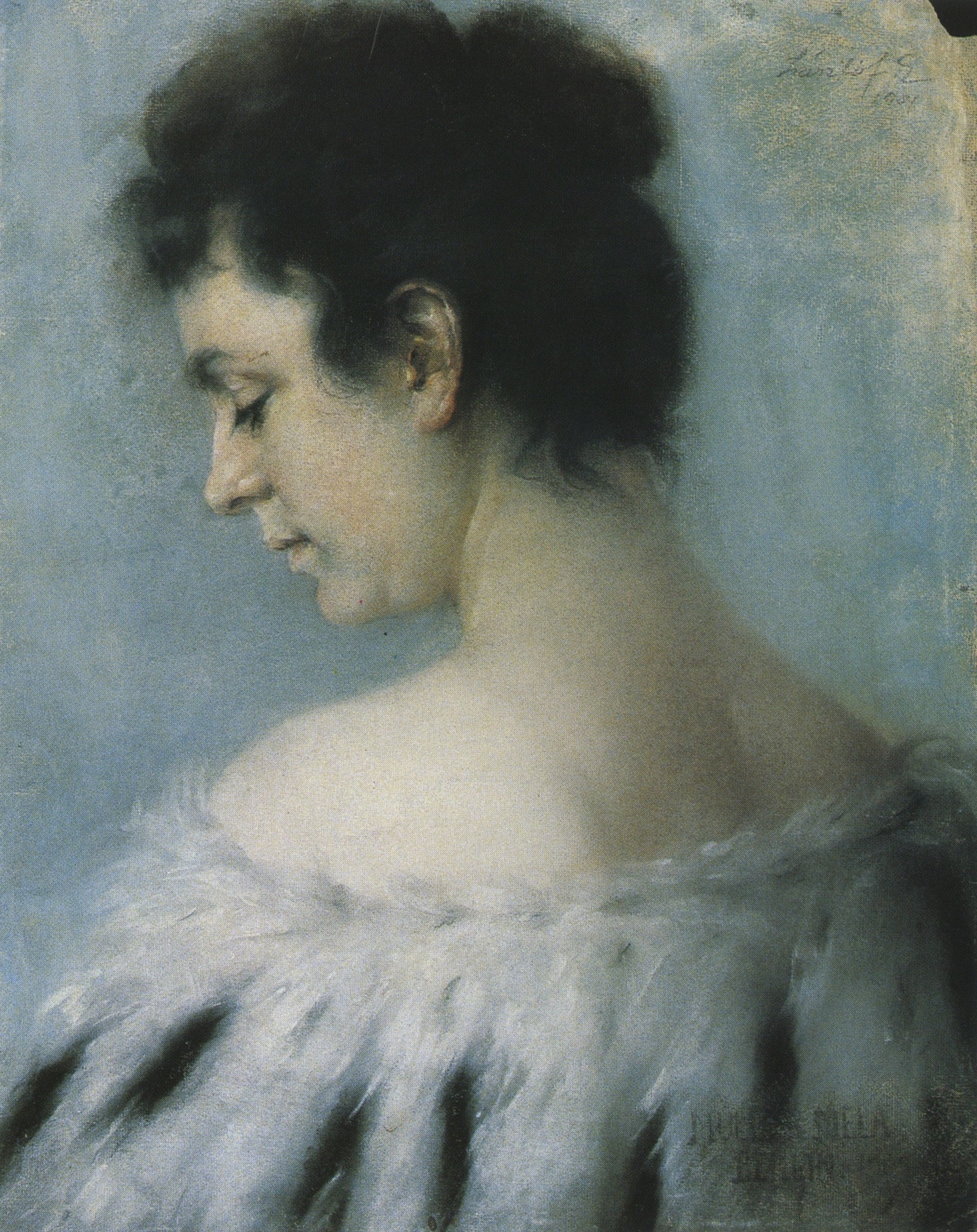 Portrait of the painter Méla Müller in Berlin (The Salgo Trust for Education CC BY-NC-SA)