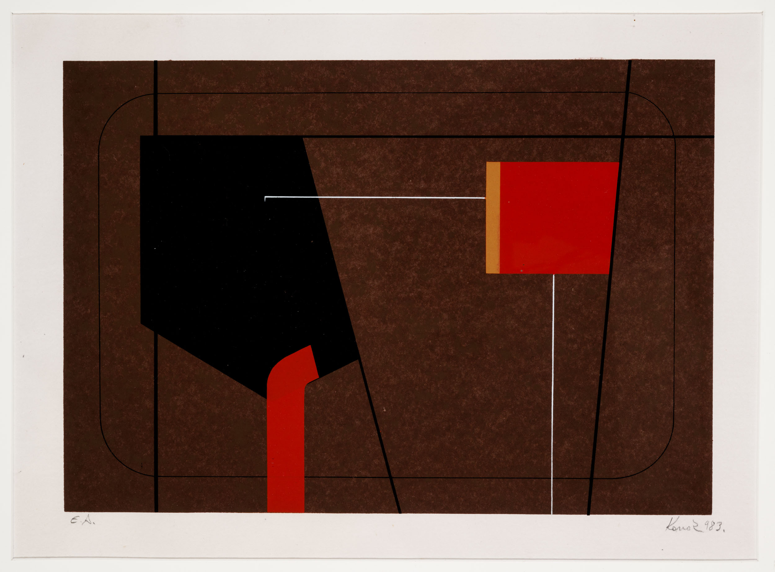 Konok Tamás: Barna/vörös (Müller Miklós és Jan S. Keithly gyűjteménye - New York, USA CC BY-NC-SA)