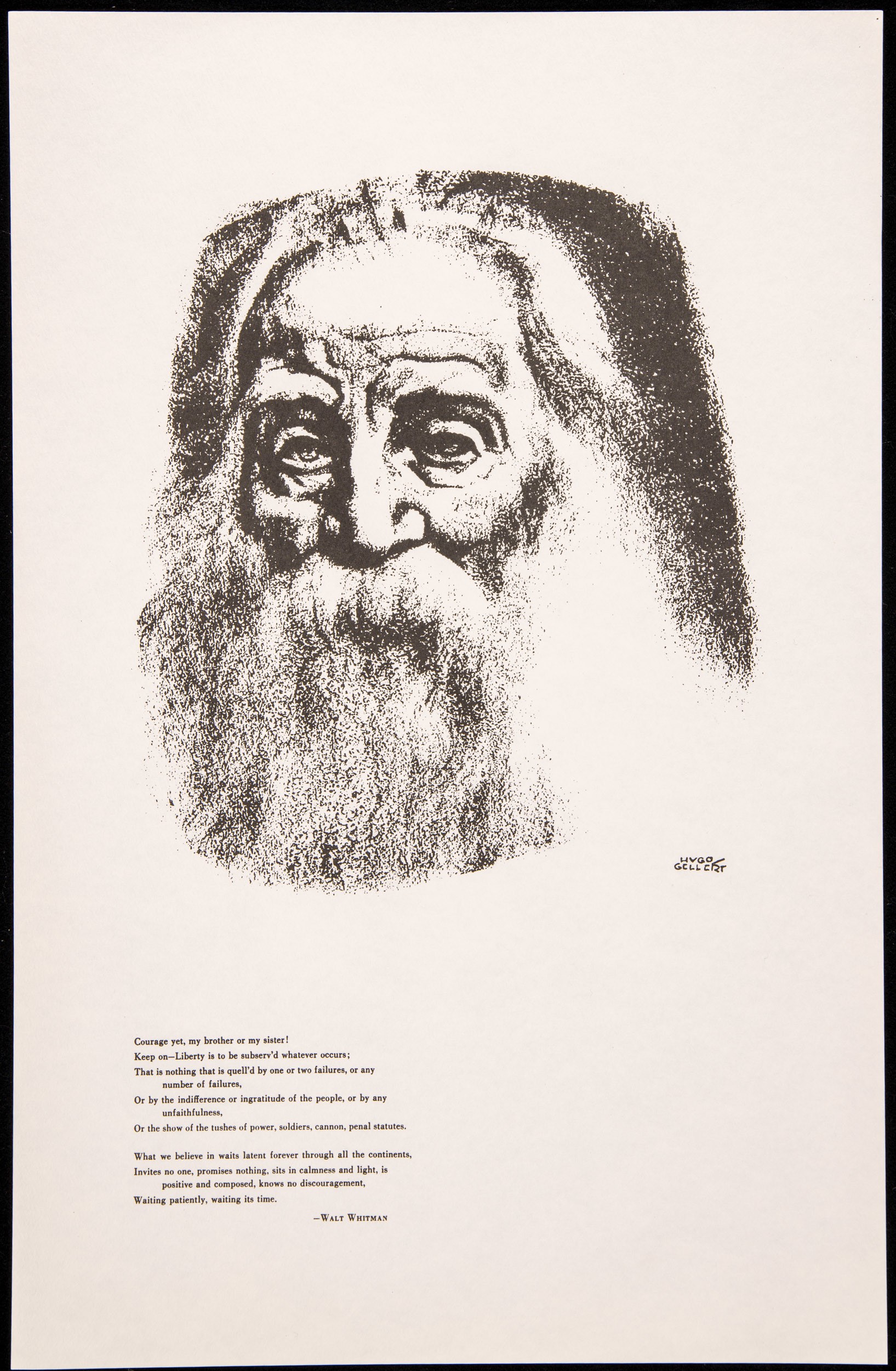 Gellért Hugó: Walt Whitman (Müller Miklós és Jan S. Keithly gyűjteménye - New York, USA CC BY-NC-SA)