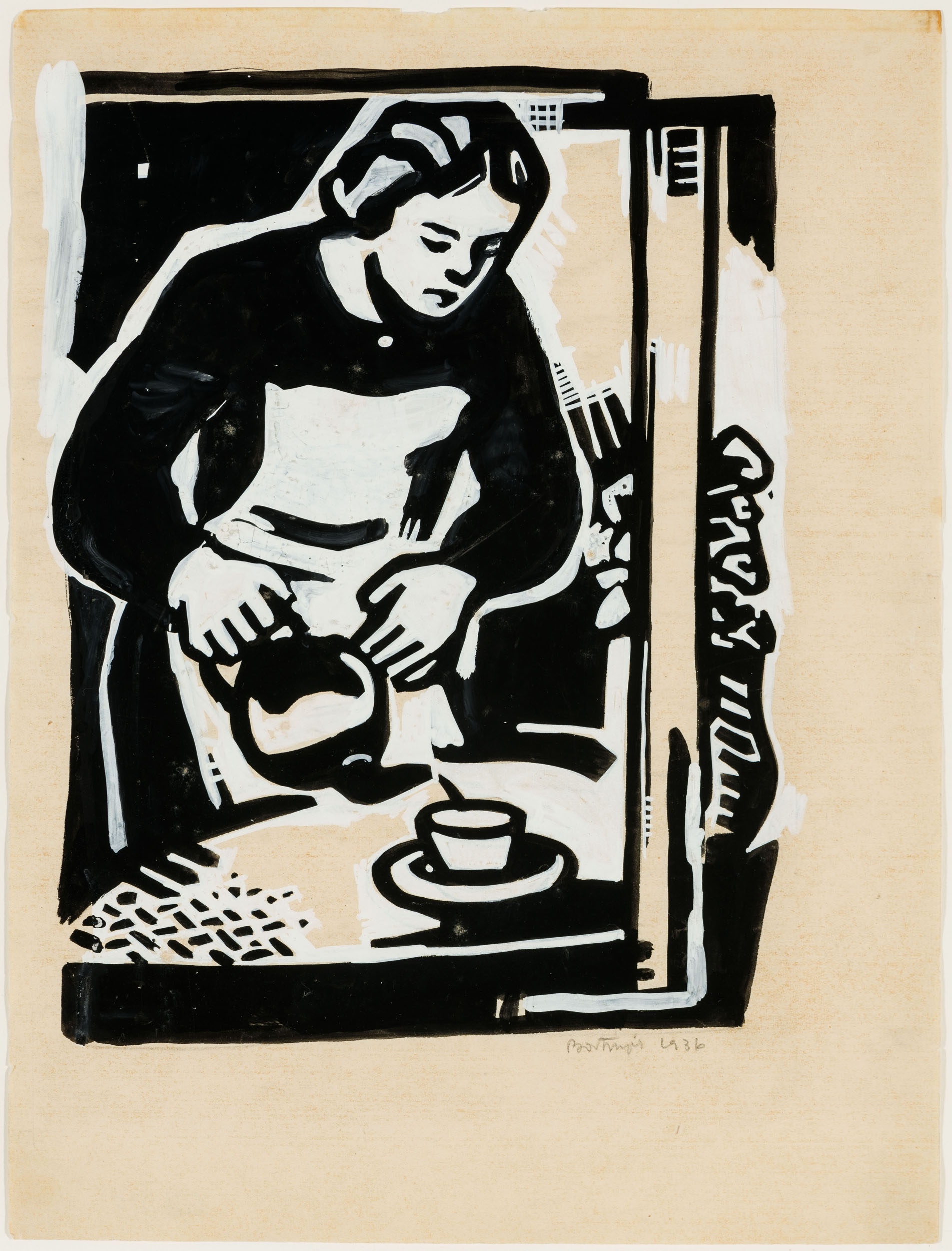 untitled (known as “Woman Pouring Tea”) (The Salgo Trust for Education CC BY-NC-SA)