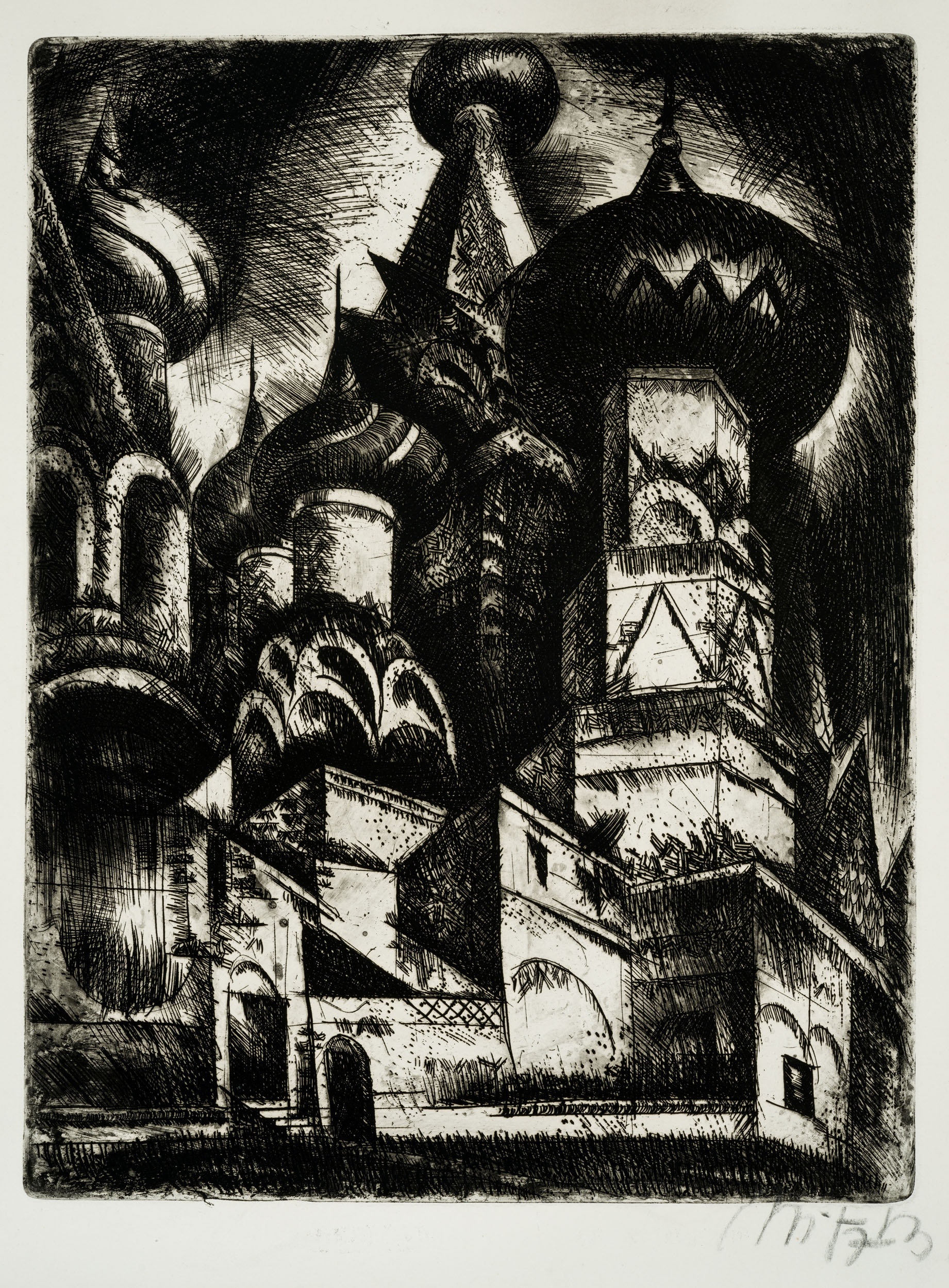 untitled (Vasilii Blazhenii Cathedral), (from the Moskau album of 5 sheets?) (The Salgo Trust for Education CC BY-NC-SA)