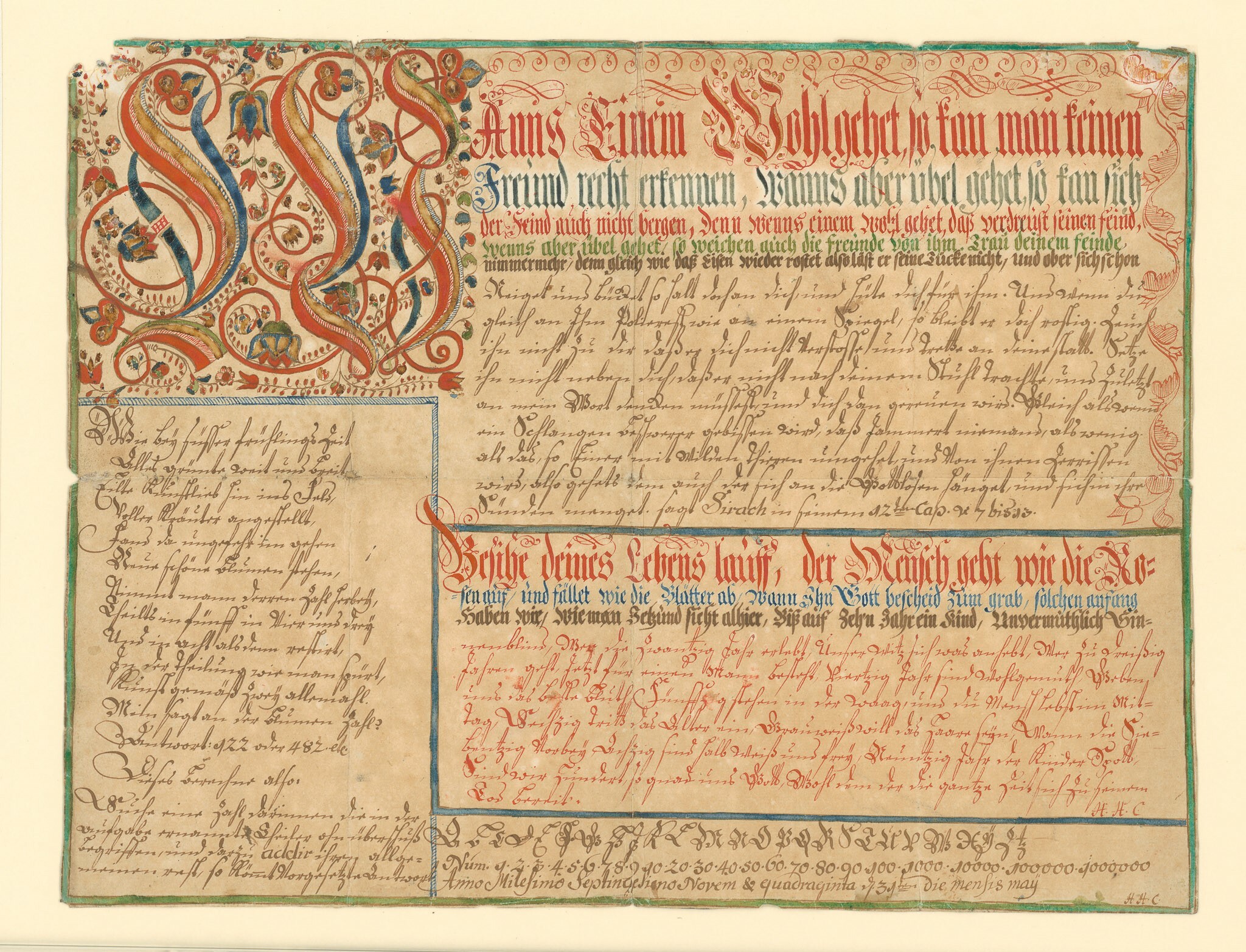 Sinn- und Bibelsprüche (Museen Burg Altena CC BY-NC-SA)
