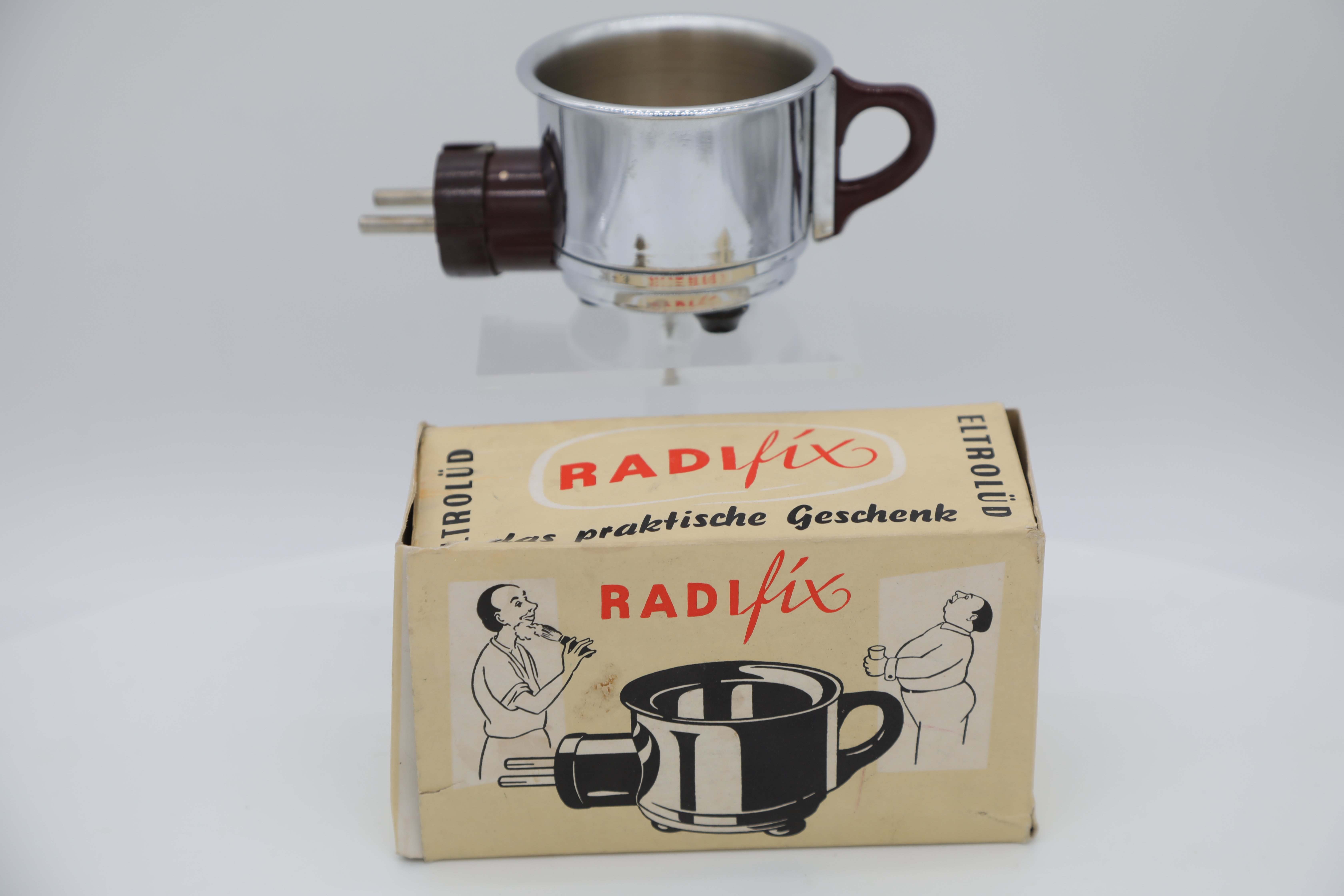 Kleinstkocher "Radifix" in Originalverpackung (kult Westmünsterland CC BY-NC-SA)