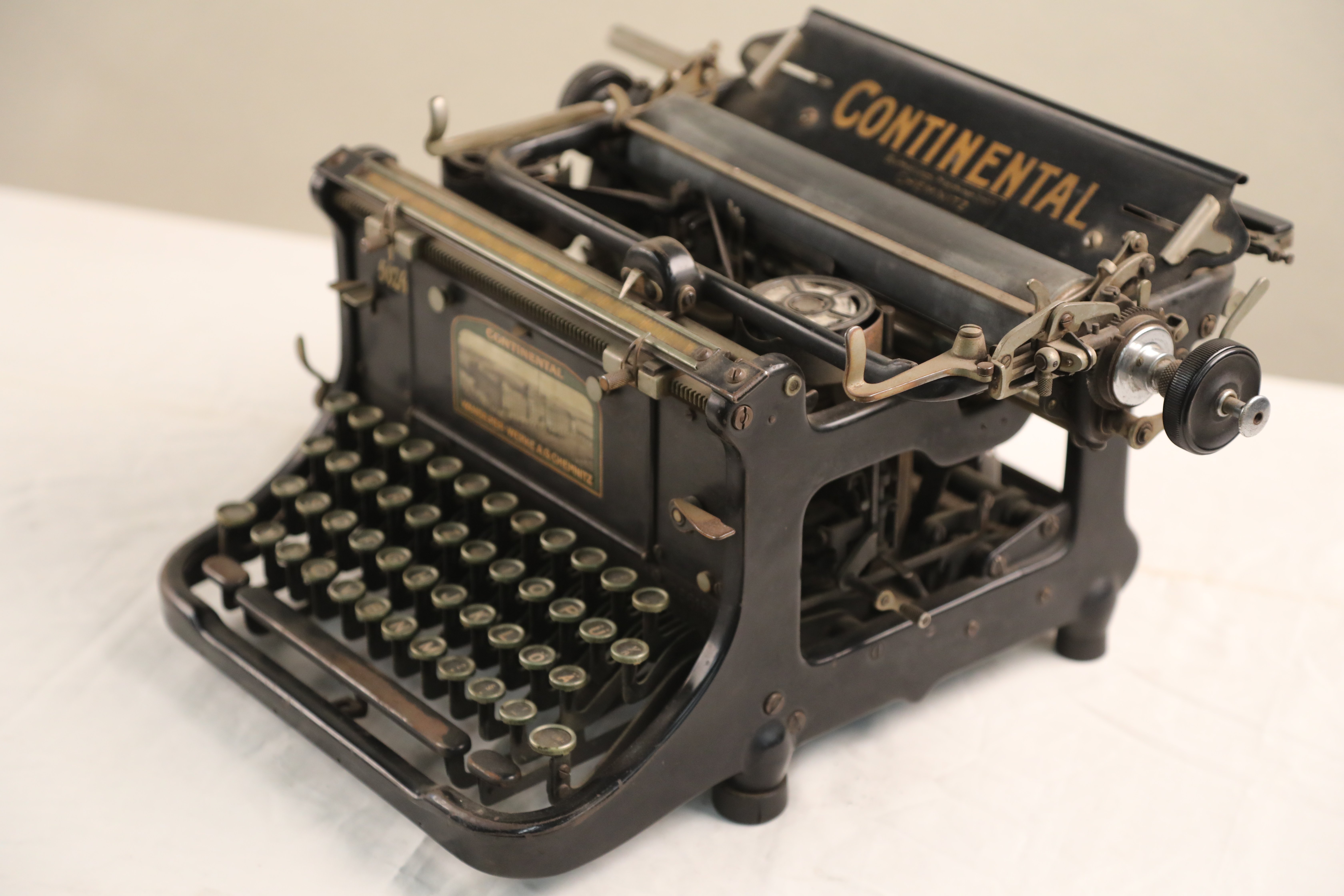 Schreibmaschine Continental (kult Westmünsterland CC BY-NC-SA)