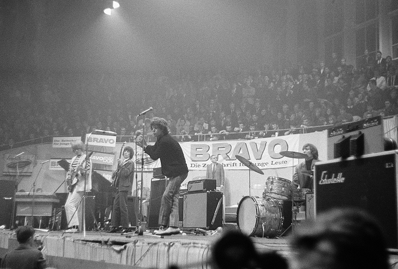 The Rolling Stones beim Konzert in Münster am 11.09.1965 (Stadtmuseum Münster CC BY-NC-SA)