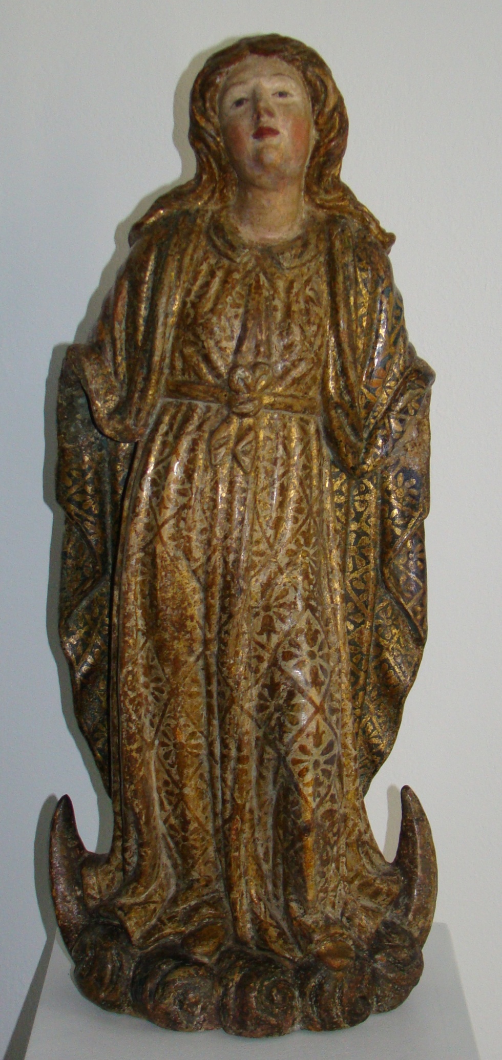 Skulptur Madonna auf der Mondsichel (Stadtmuseum Beckum CC BY-NC-SA)