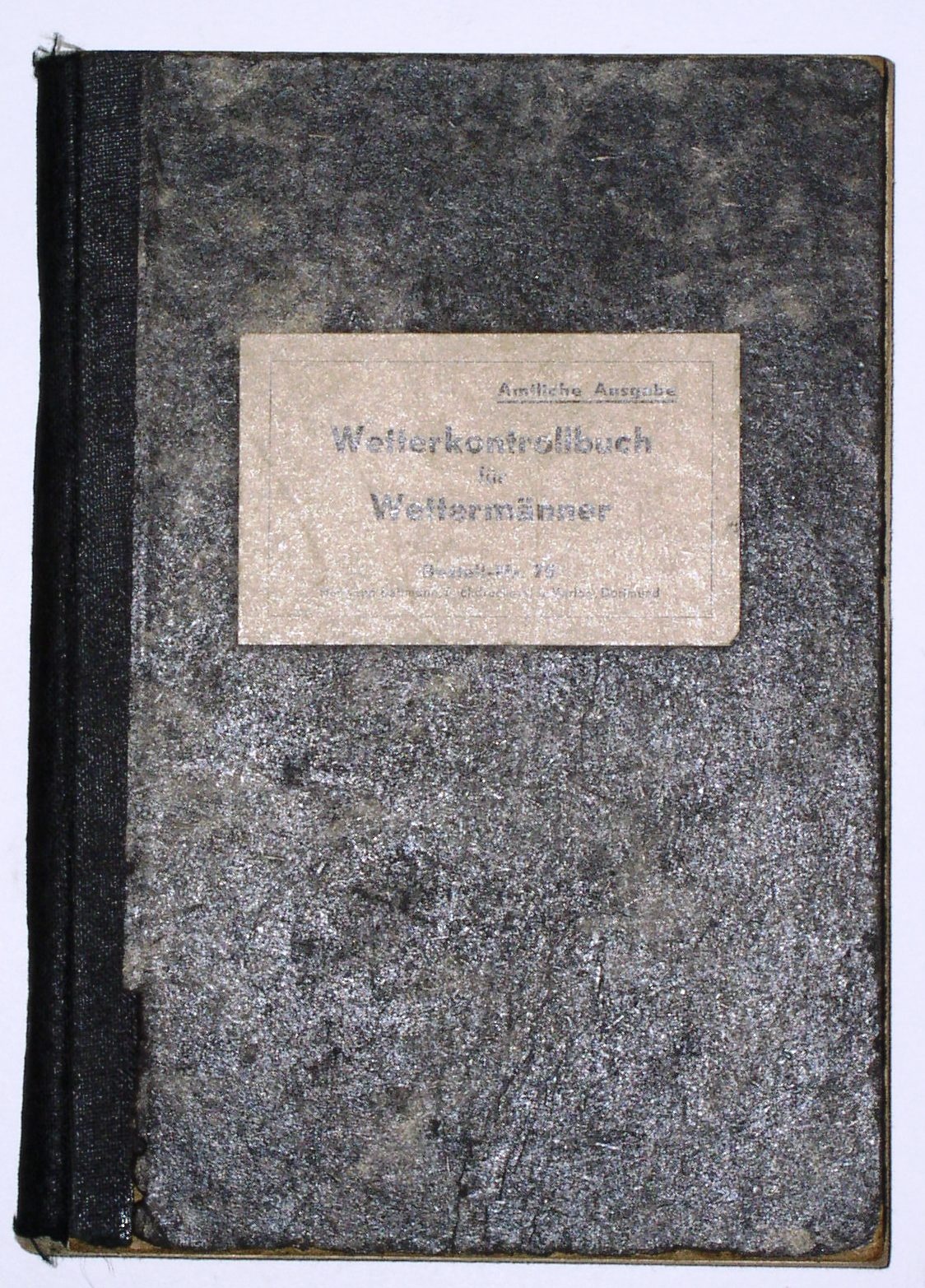 Wetterkontrollbuch (Hellweg-Museum Unna CC BY-NC-SA)