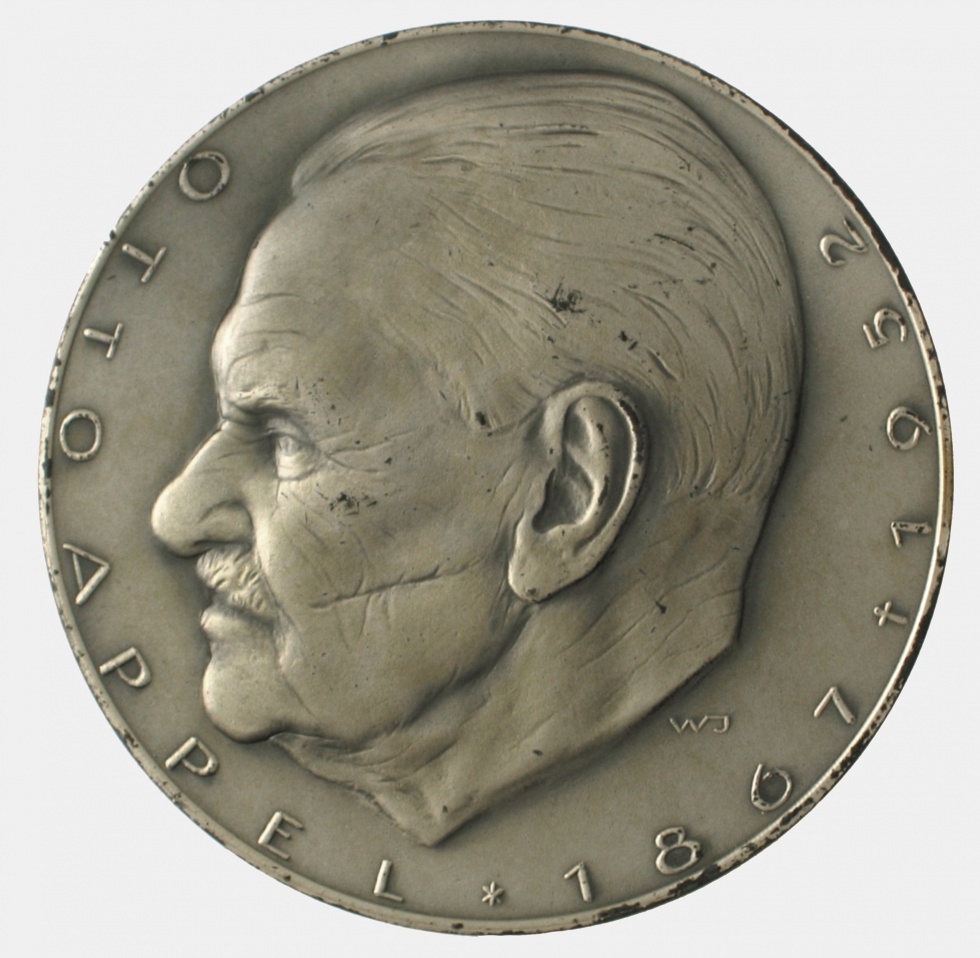 Medaille Otto Appel, 1867-1952, deutscher Phytomediziner (Museen der Stadt Lüdenscheid CC BY-NC-SA)