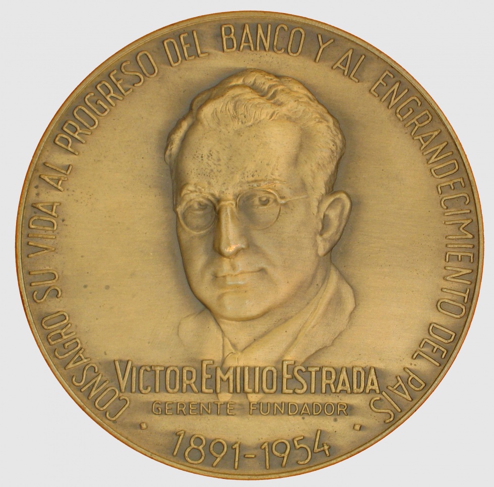 Medaille Victor Emilio Estrada 1891-1954 (Museen der Stadt Lüdenscheid CC BY-NC-SA)