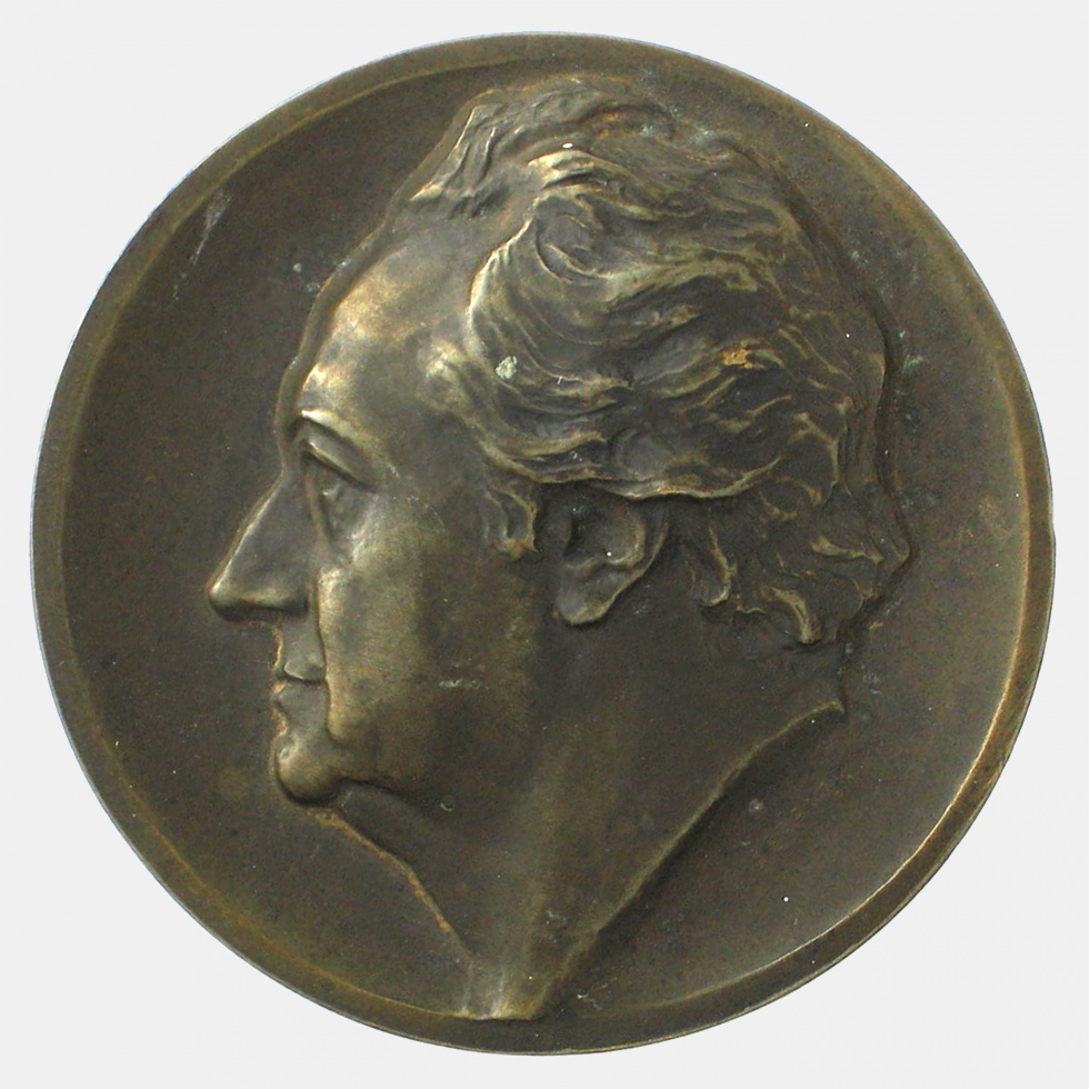 Medaille kleine Goethe-Medaille (Museen der Stadt Lüdenscheid CC BY-NC-SA)