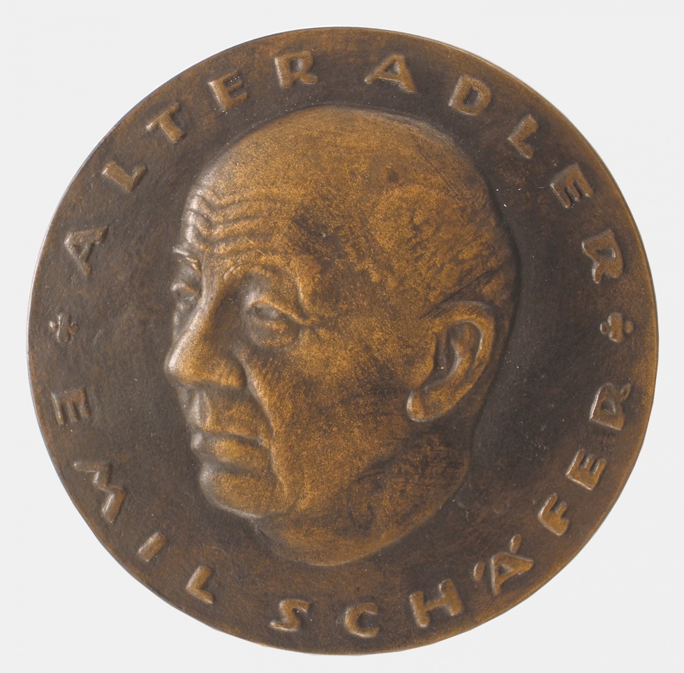 Medaille Emil Schäfer (Museen der Stadt Lüdenscheid CC BY-NC-SA)
