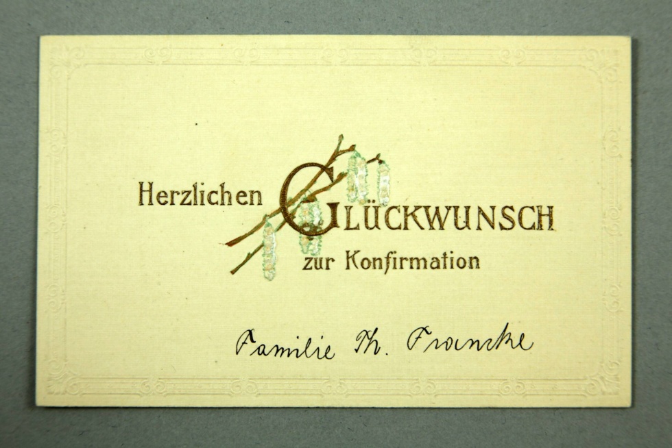 Glückwunschkarte (Hellweg-Museum Unna CC BY-NC-SA)