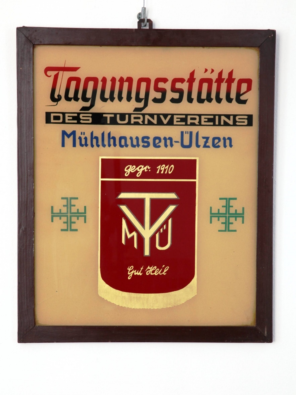 Vereinsschild (Hellweg-Museum Unna CC BY-NC-SA)