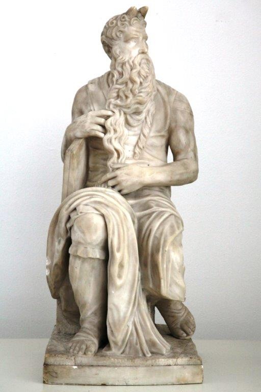 Skulptur Moses (nach Michelangelo) (Hellweg-Museum Unna CC BY-NC-SA)