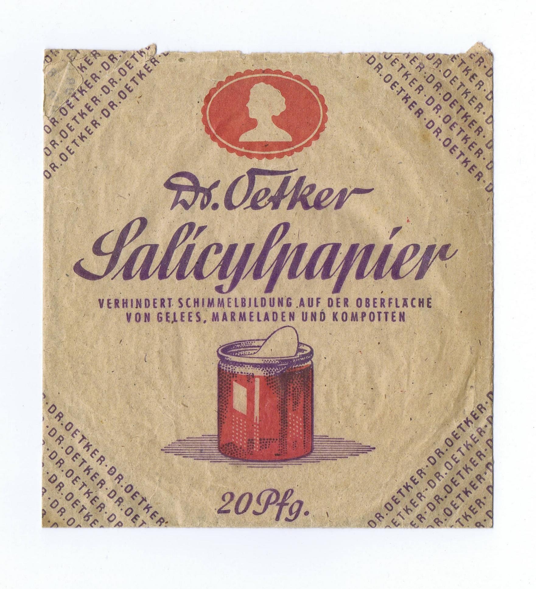 Salicylpapier-Packung (DampfLand Leute - Museum Eslohe CC BY-NC-SA)