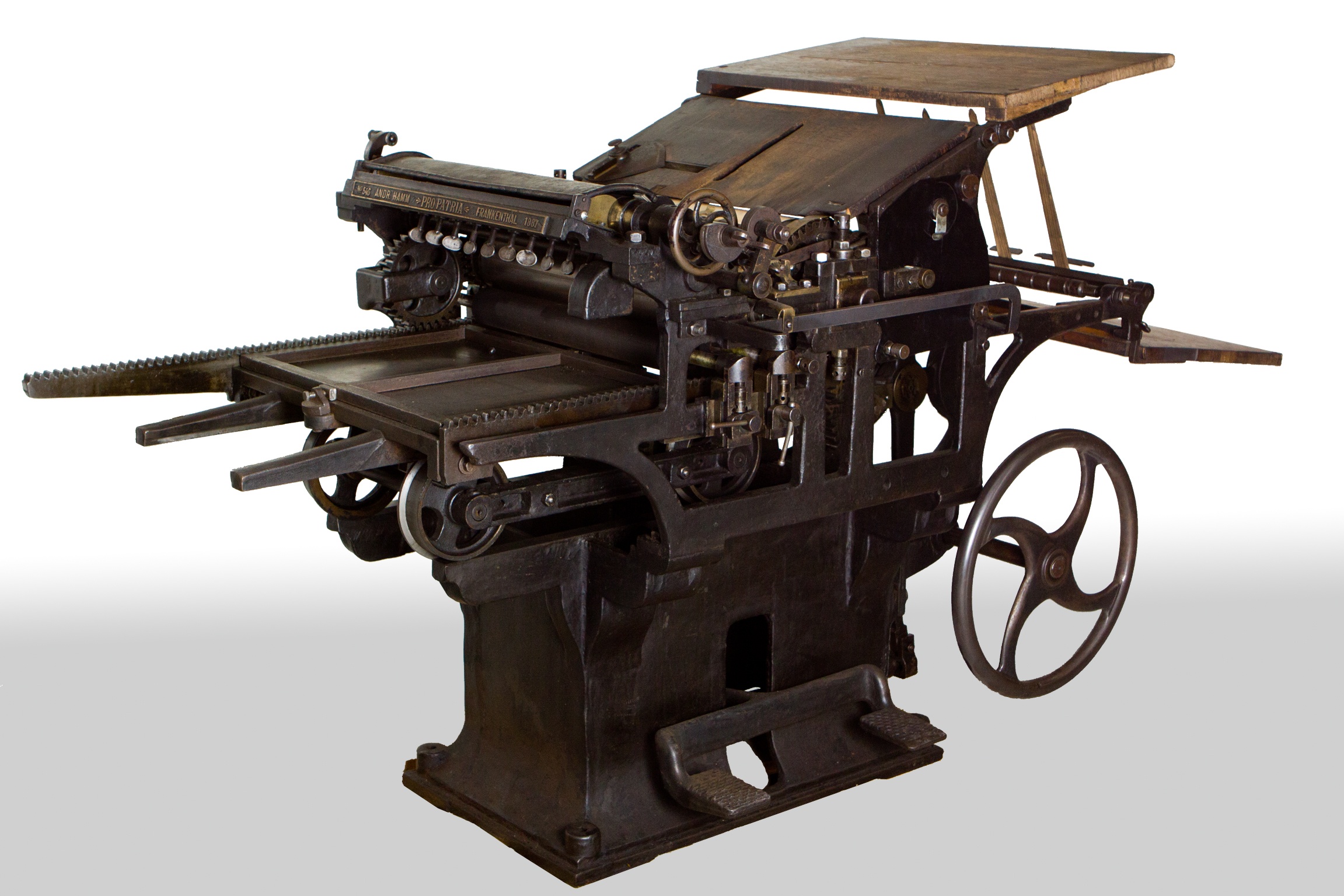 Druckmaschine (DASA Arbeitswelt Ausstellung CC BY-NC-SA)