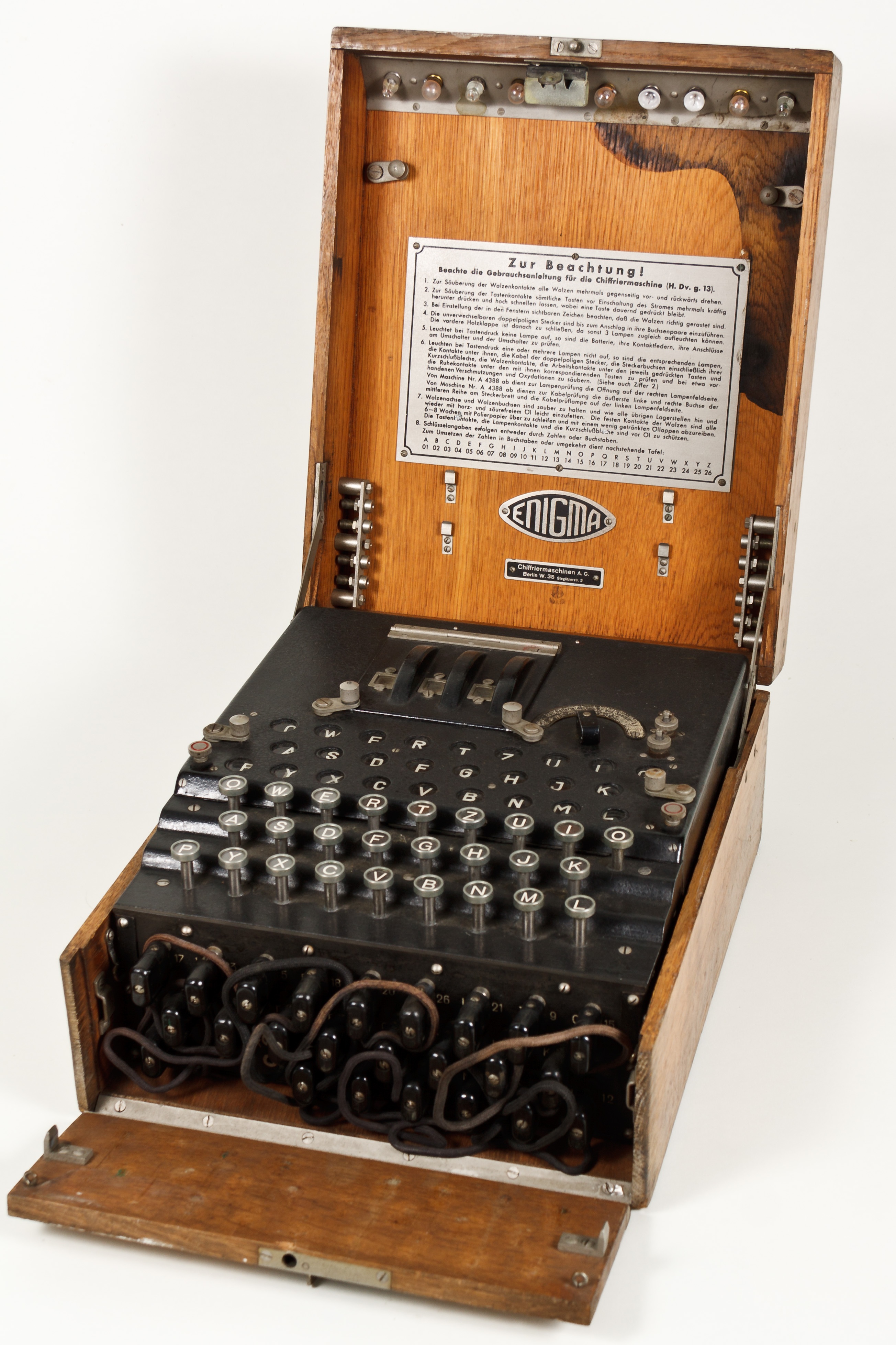 Chiffriermaschine Enigma I (DASA Arbeitswelt Ausstellung, Dortmund CC BY-NC-SA)
