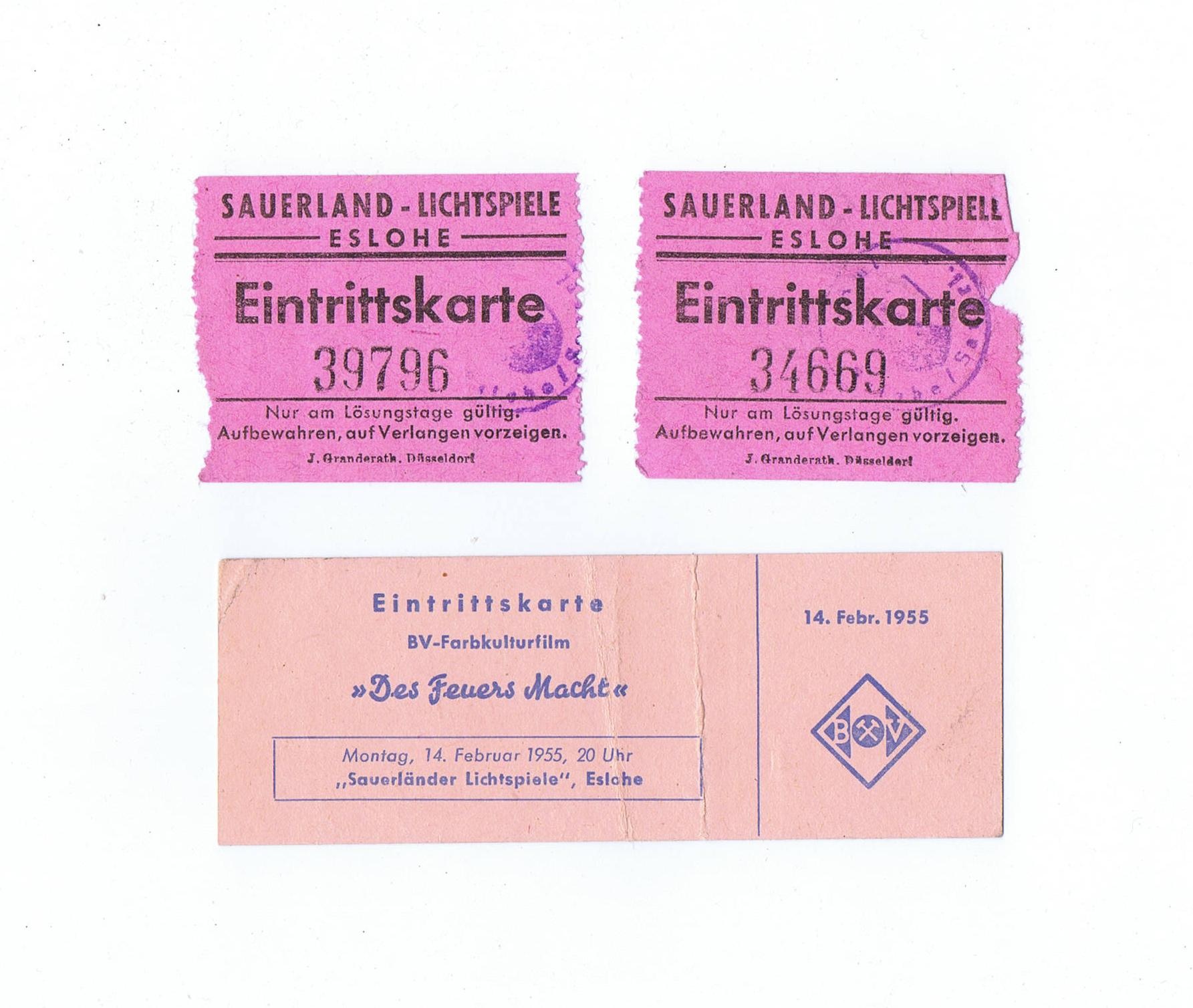 Eintrittskarte (DampfLand Leute - Museum Eslohe CC BY-NC-SA)