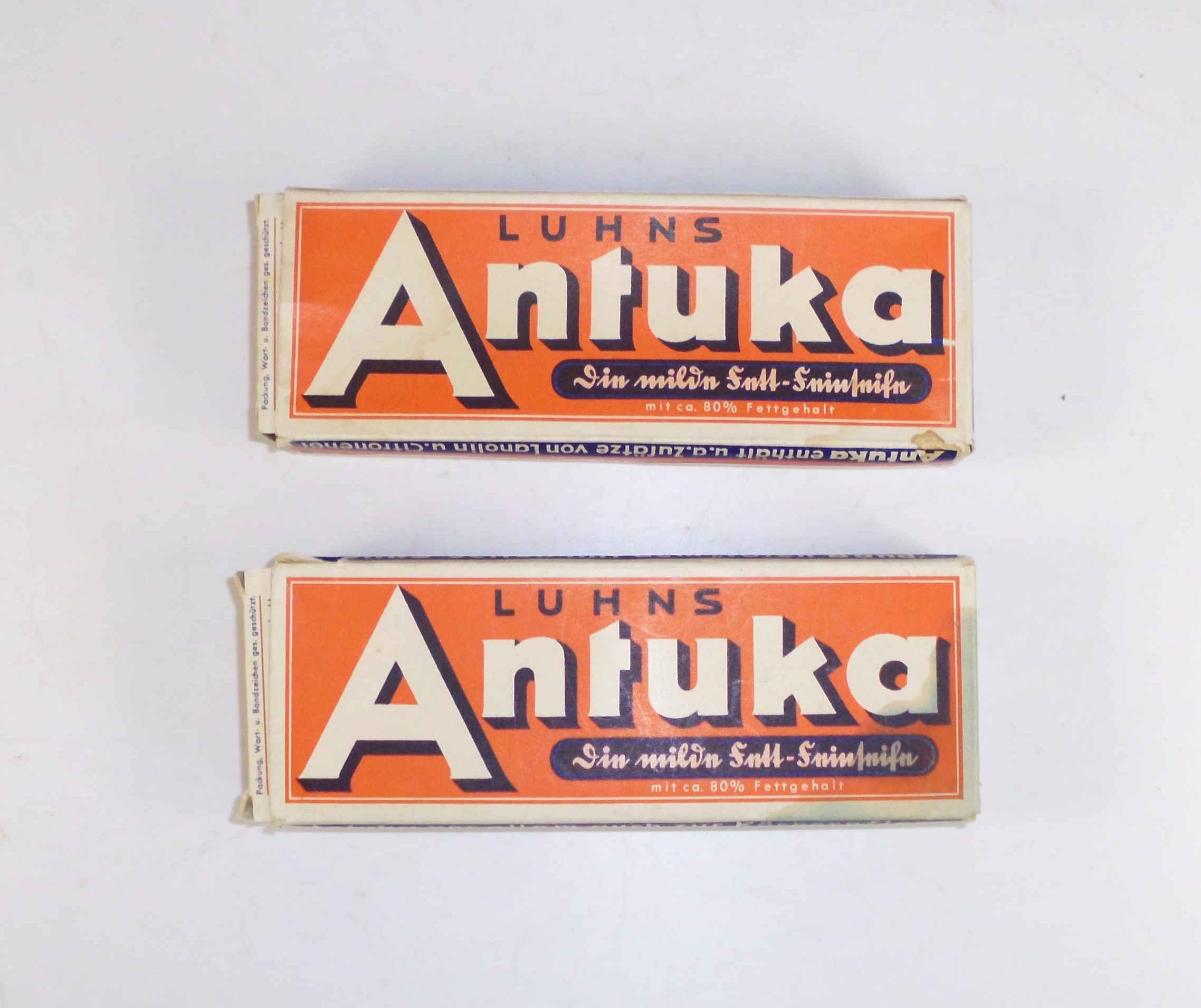 Schachtel: "Luhns Antuka". (DampfLand Leute - Museum Eslohe CC BY-NC-SA)