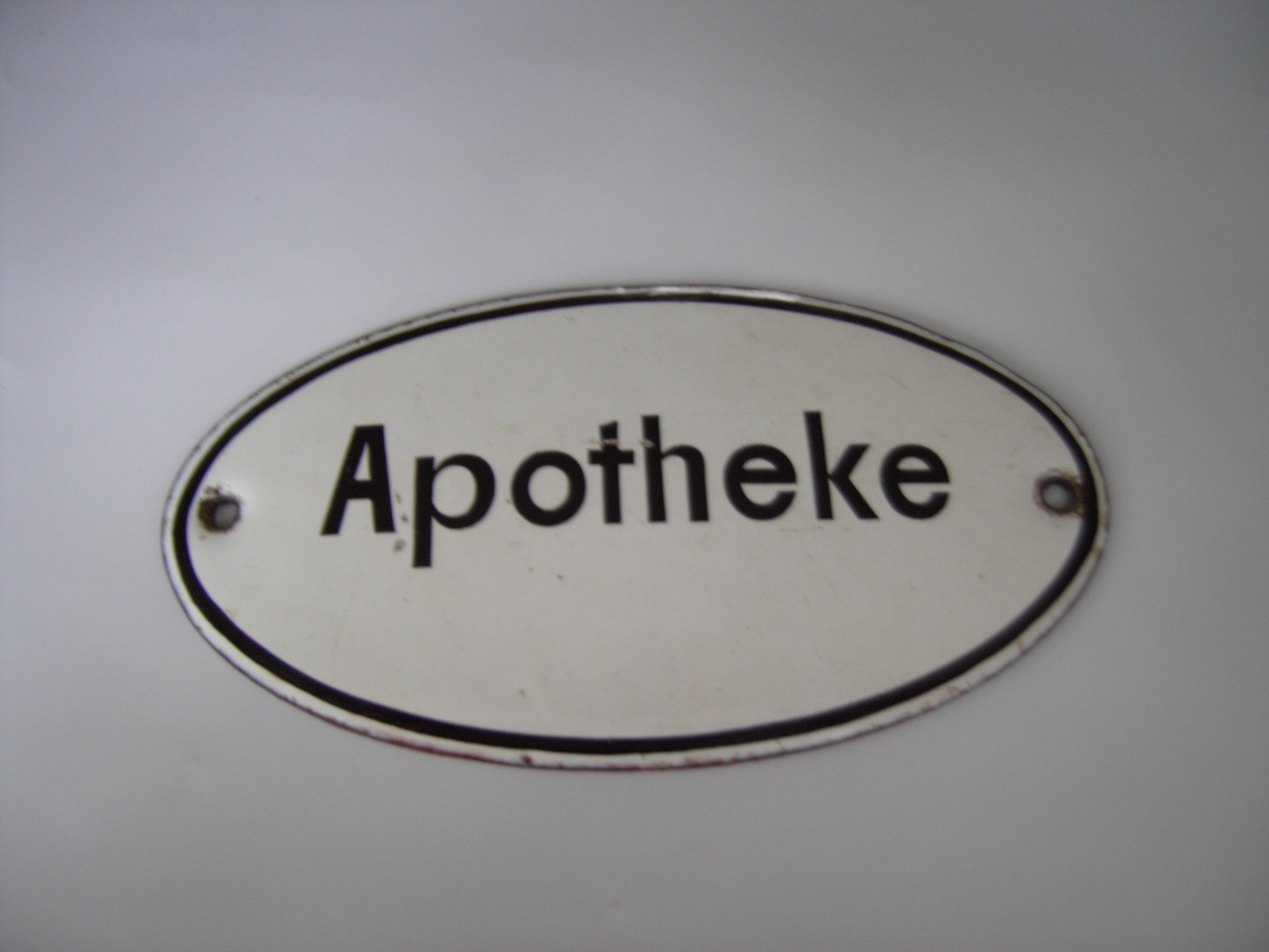 Apothekenschild (Hamaland-Museum Kreismuseum Borken CC BY-NC-SA)