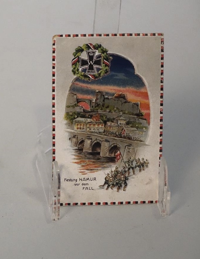 Postkarte "Festung Namur vor dem Fall" (Hamaland-Museum Kreismuseum Borken CC BY-NC-SA)