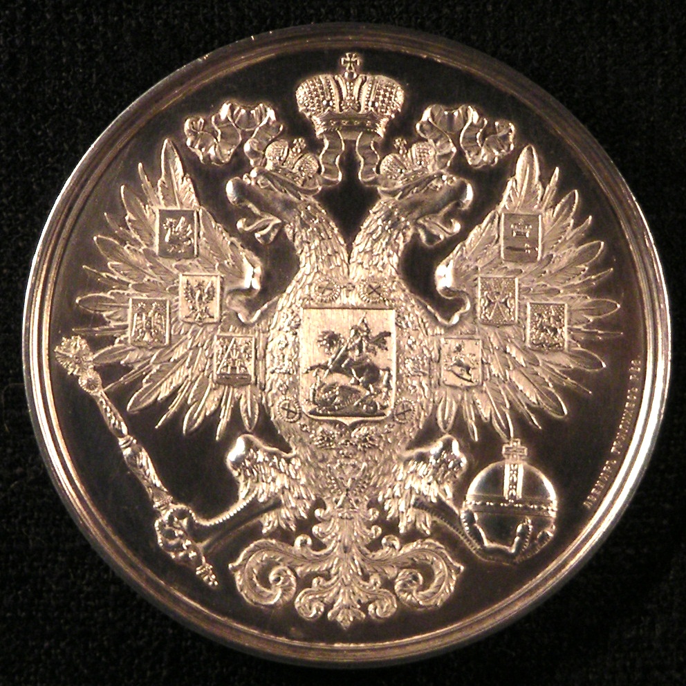 Medaille des Zaren Alexander II. (Westfälisches Pferdemuseum CC BY-NC-SA)