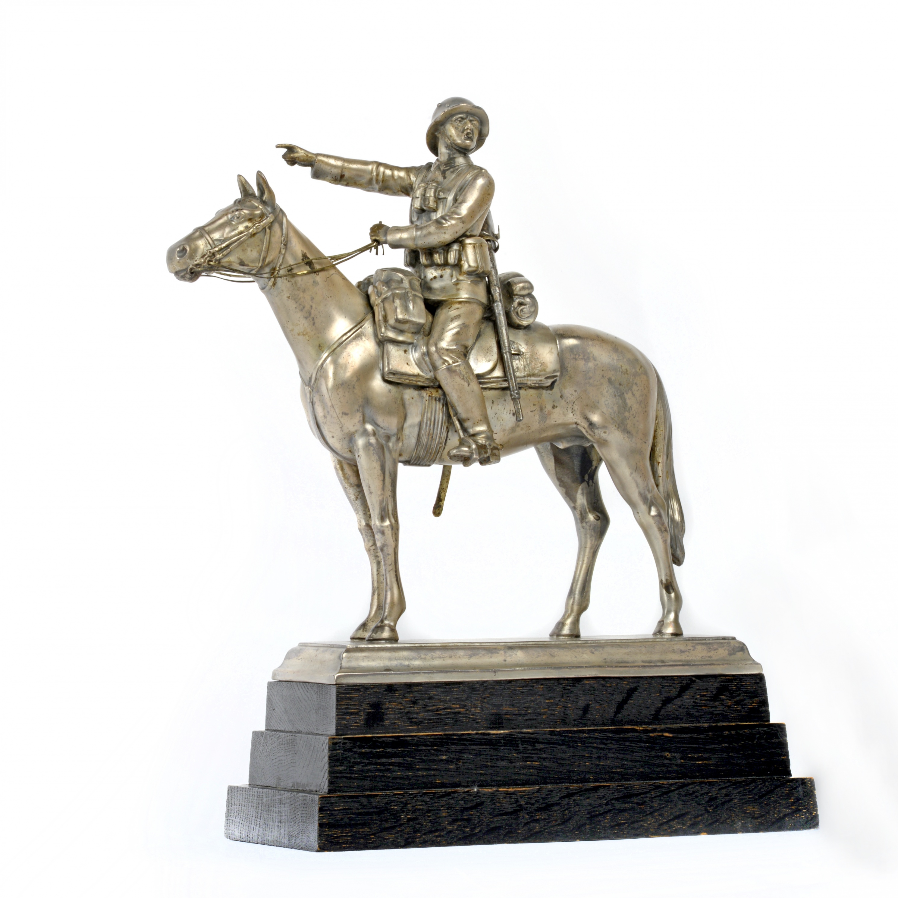 Plastik eines Kavalleristen (Westfälisches Pferdemuseum CC BY-NC-SA)