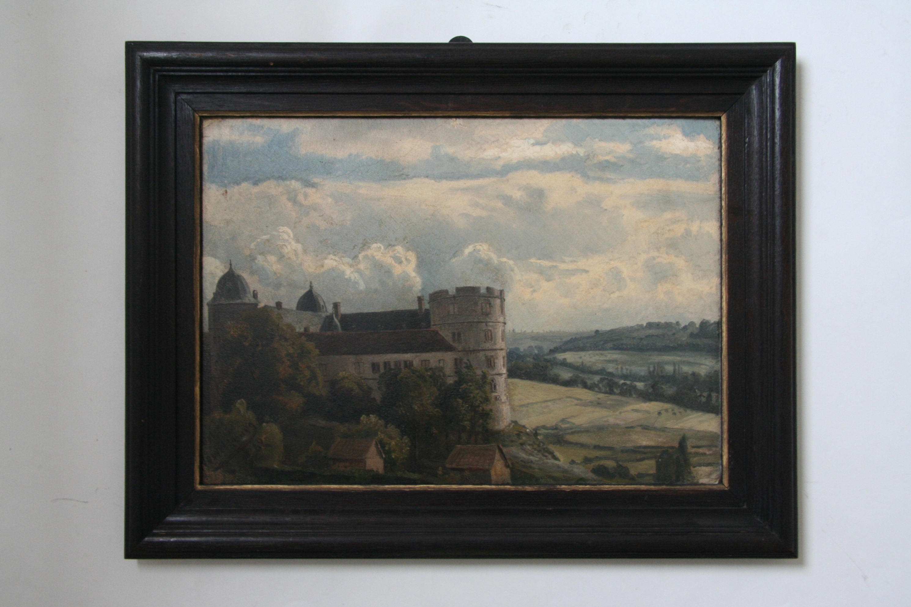 Gemälde "Wewelsburg" von Heinrich Deiters (Museen Burg Altena CC BY-NC-SA)