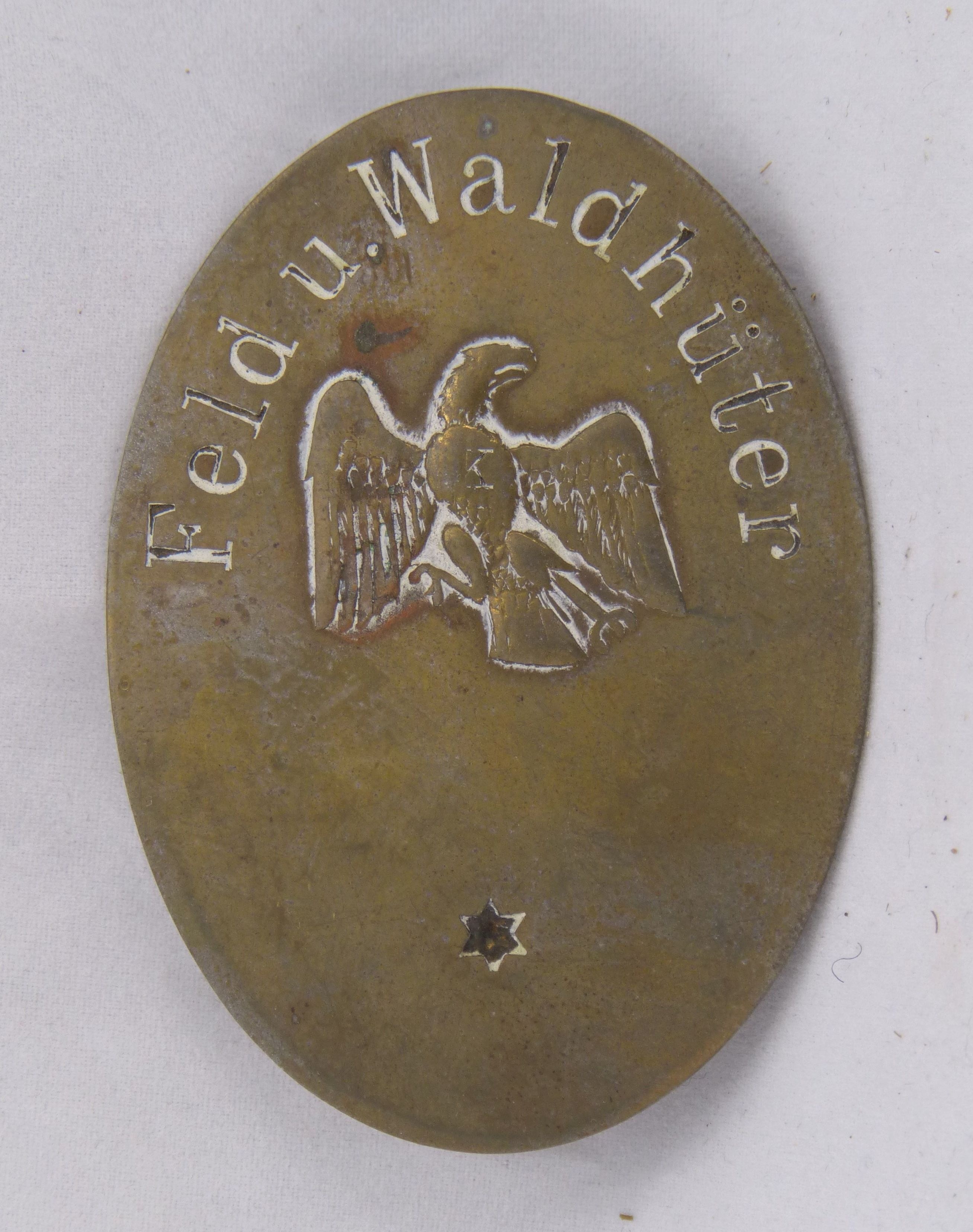 Dienstmarke (Städt. Hellweg-Museum Geseke CC BY-NC-SA)