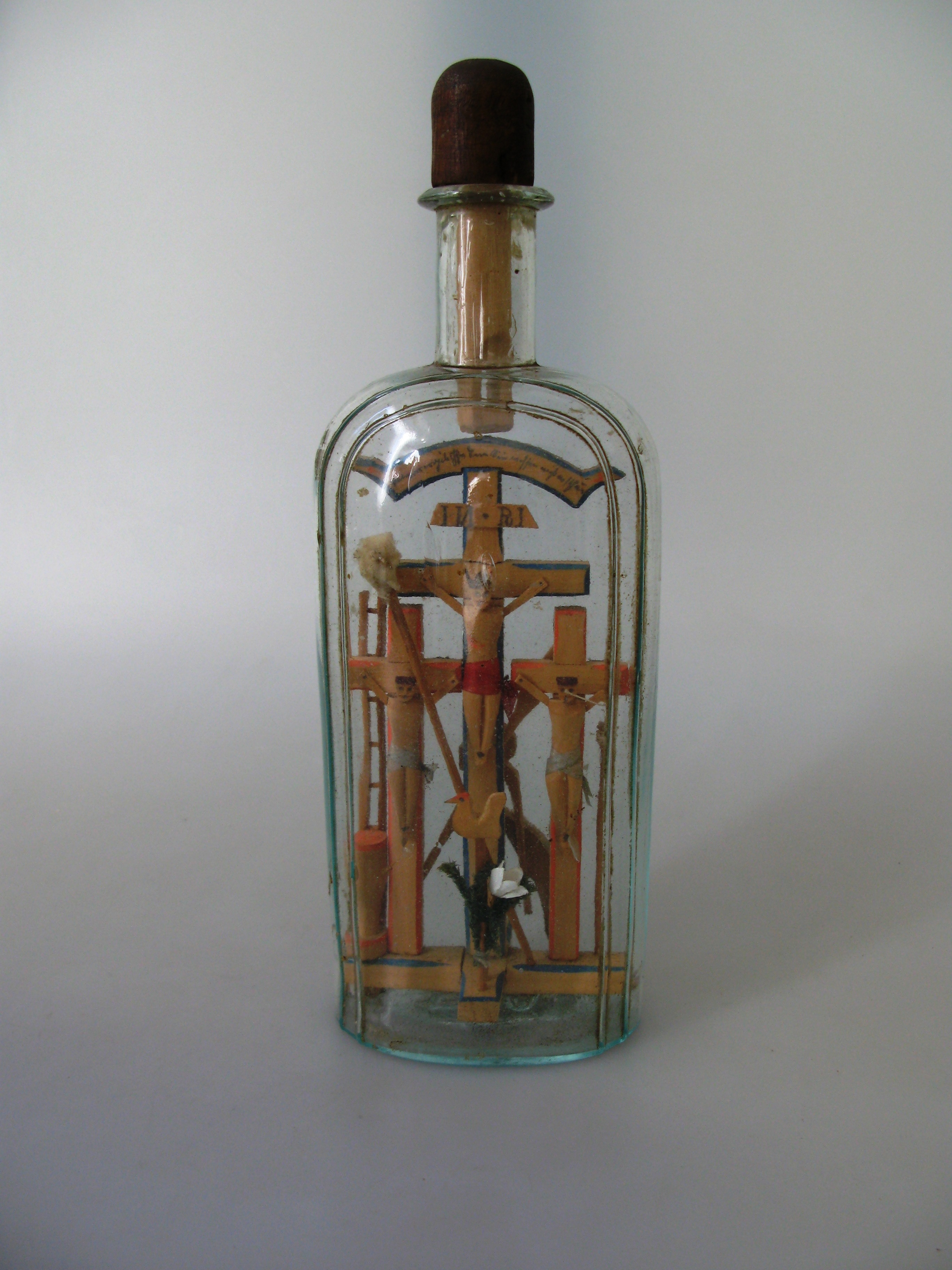 Geduldsflasche; Eingericht (Museum der Stadt Lennestadt CC BY-NC-SA)