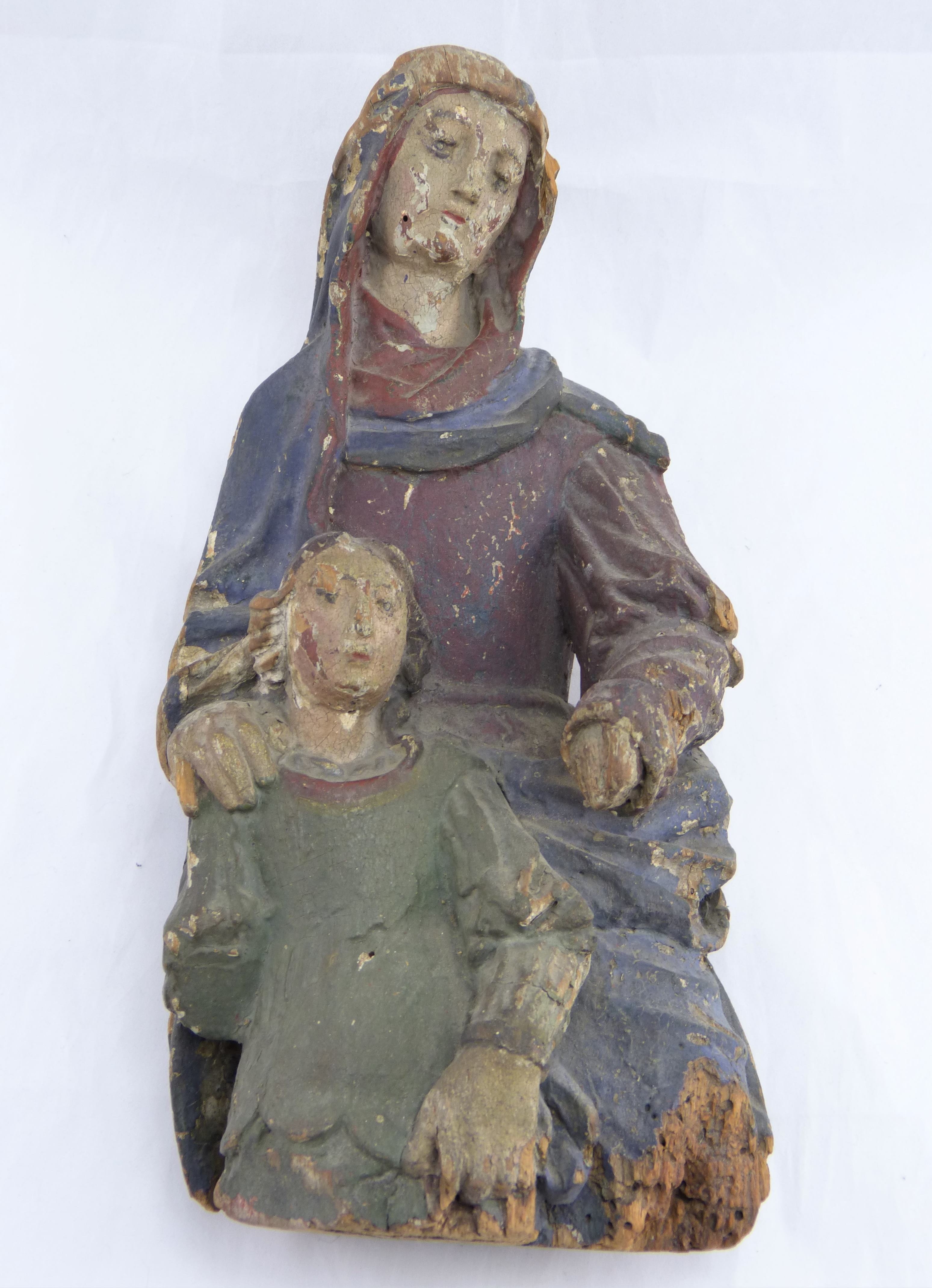 Skulptur einer Heiligen (Städt. Hellweg-Museum Geseke CC BY-NC-SA)