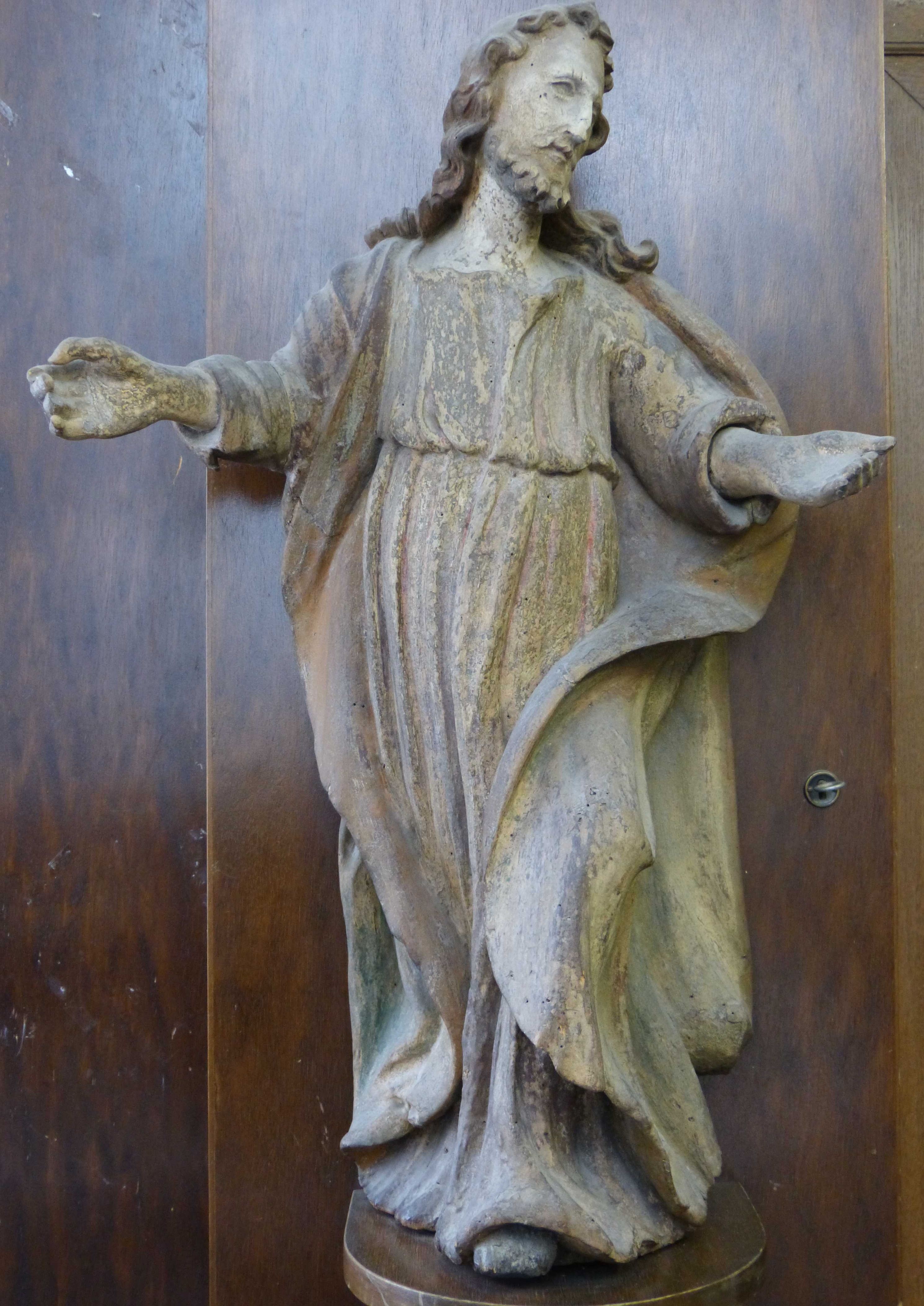 Skulptur eines Heiligen (Städt. Hellweg-Museum Geseke CC BY-NC-SA)