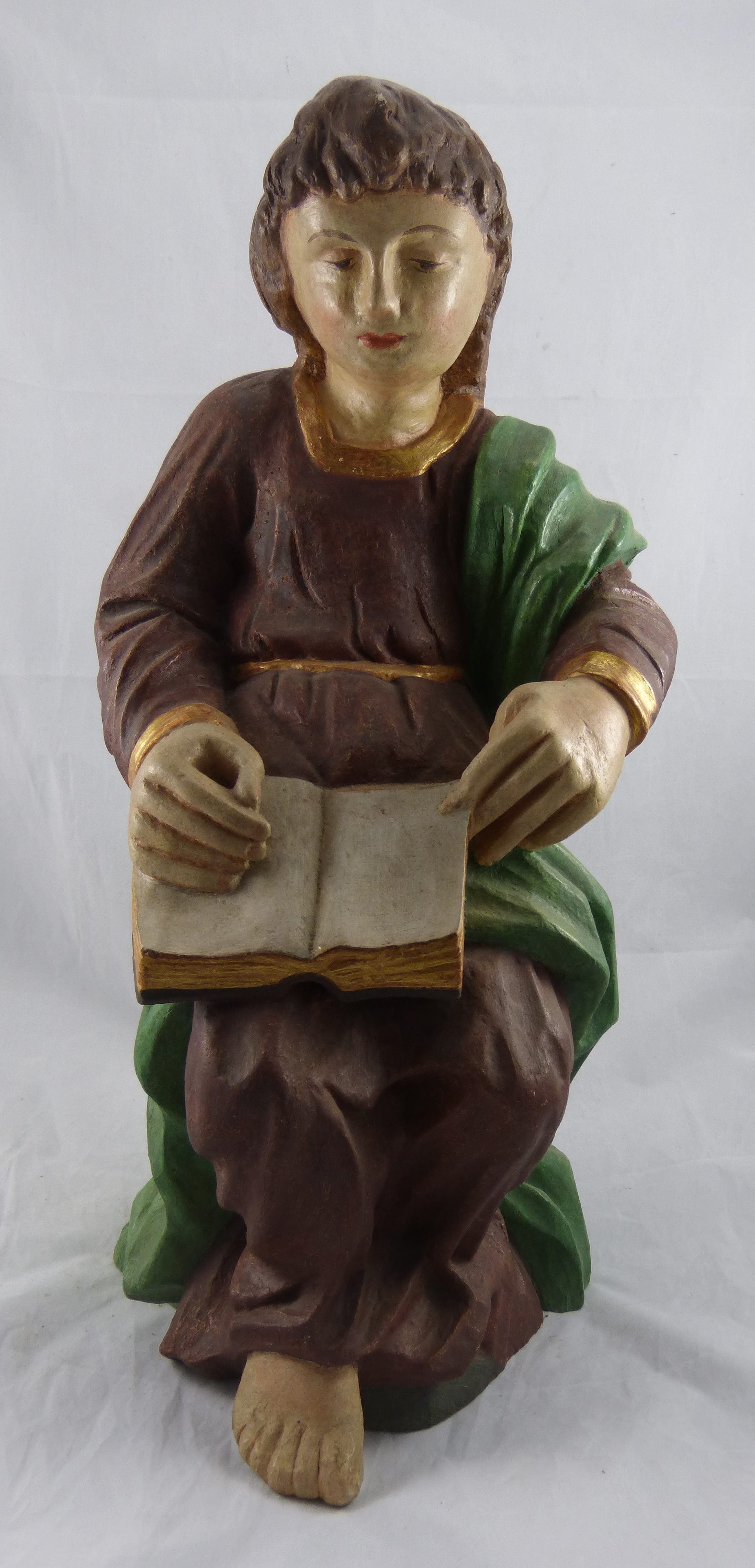 Skulptur eines Evangelisten (Städt. Hellweg-Museum Geseke CC BY-NC-SA)