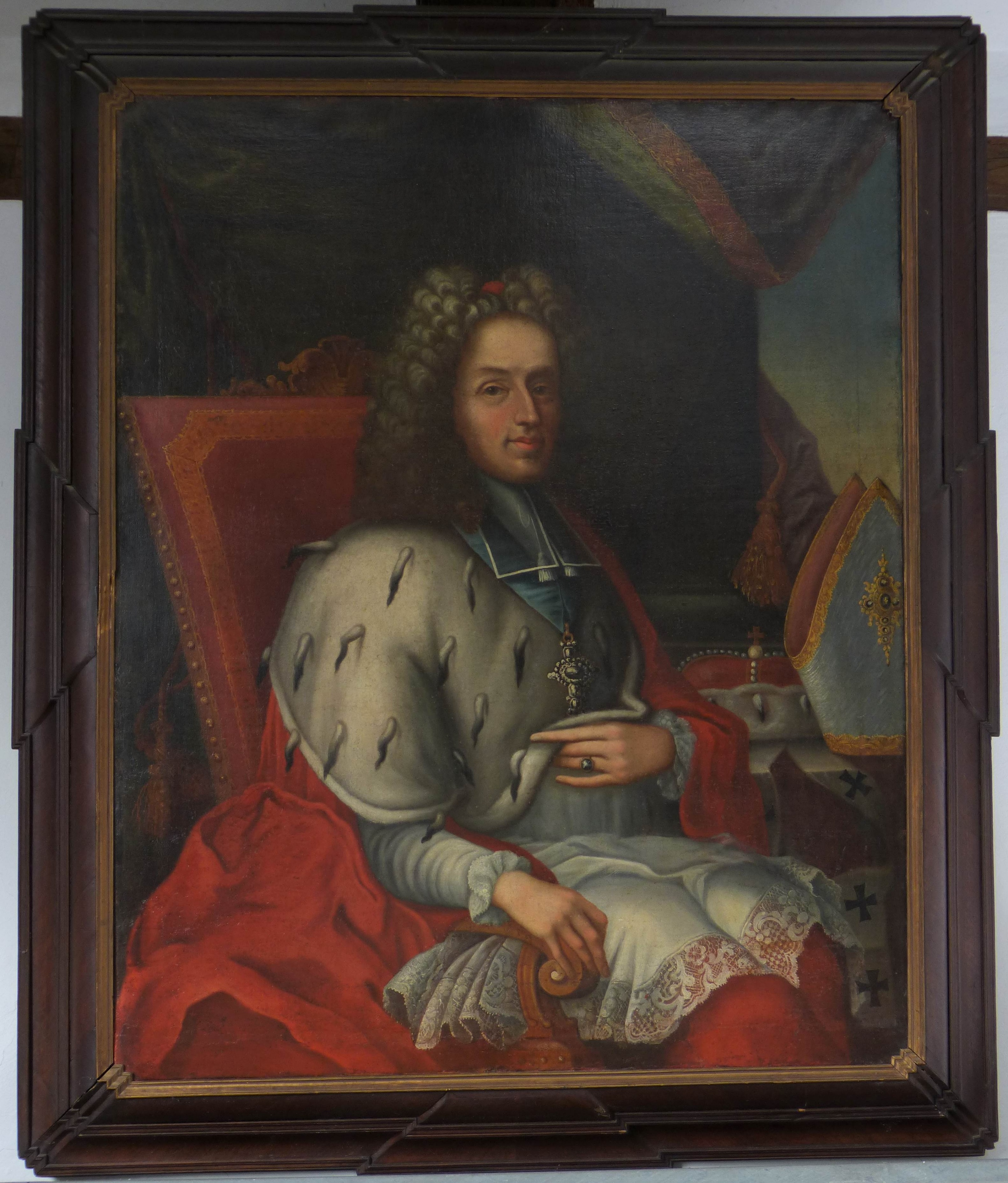 Gemälde - Portrait des Kölner Kurfürsten Josef Clemens von Bayern (Städt. Hellweg-Museum Geseke CC BY-NC-SA)