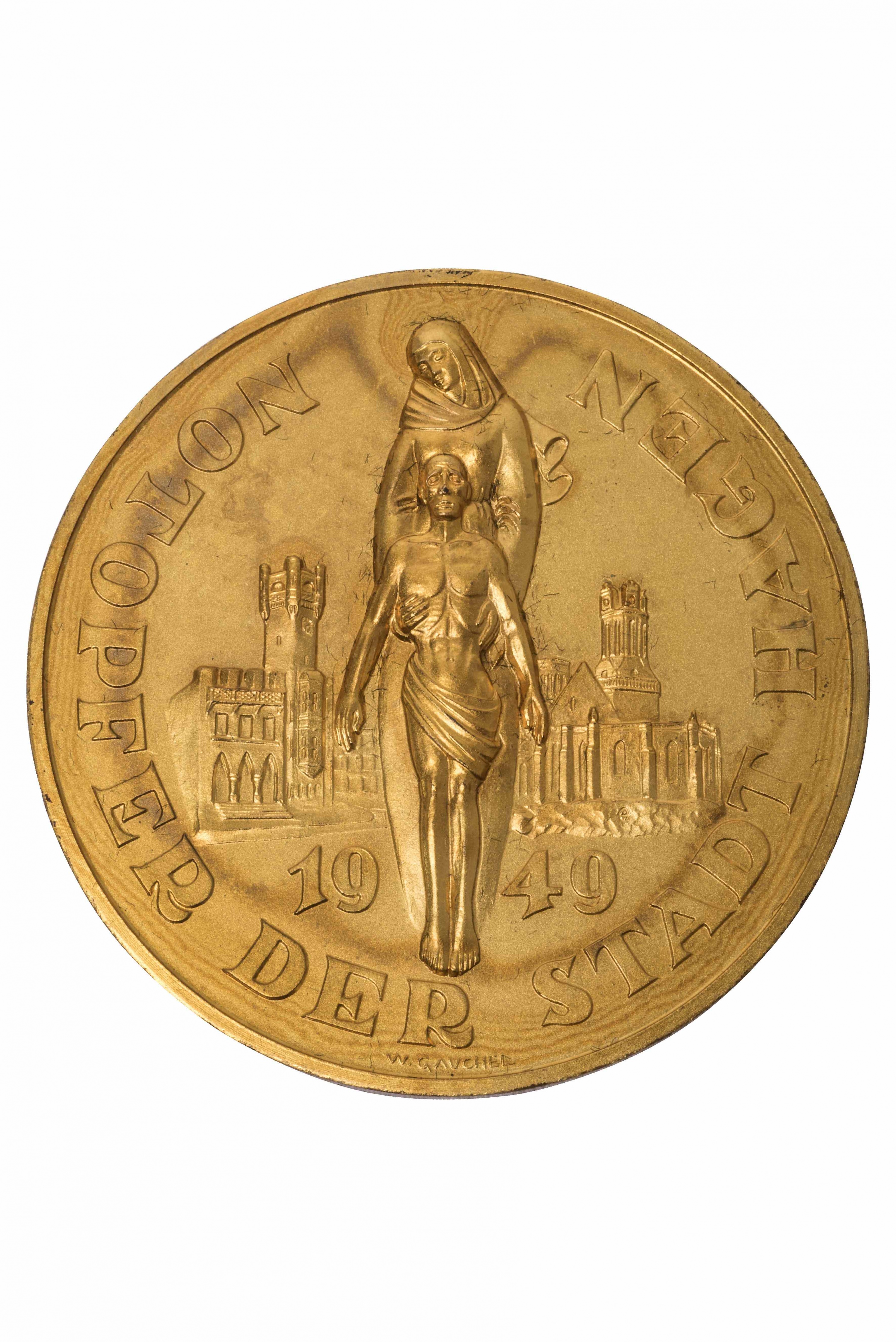 Medaille "Notopfer der Stadt Hagen" (Stadtmuseum Hagen RR-R)