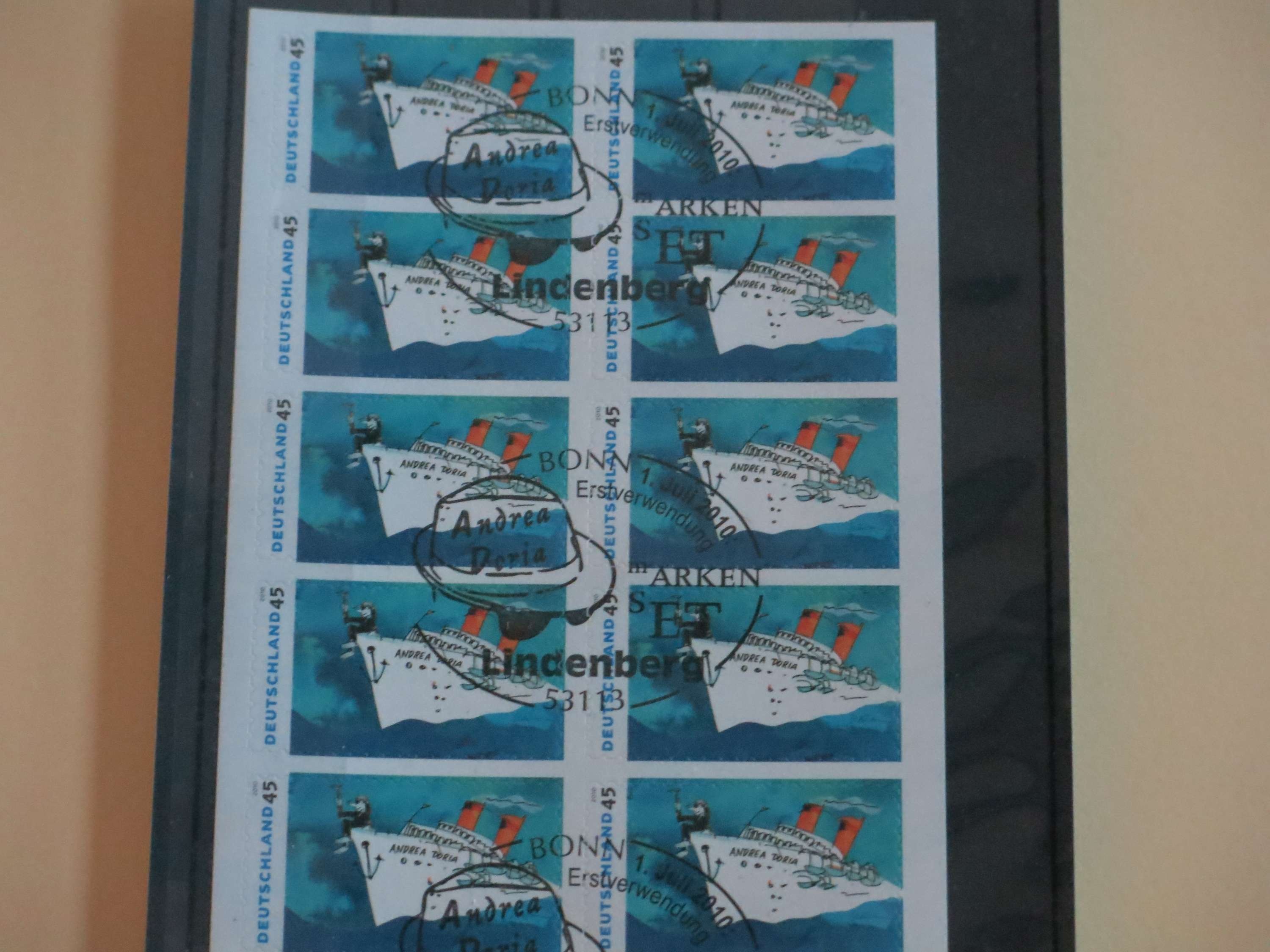Briefmarke Andrea Doria (rock ’n’ popmuseum CC BY-NC-SA)