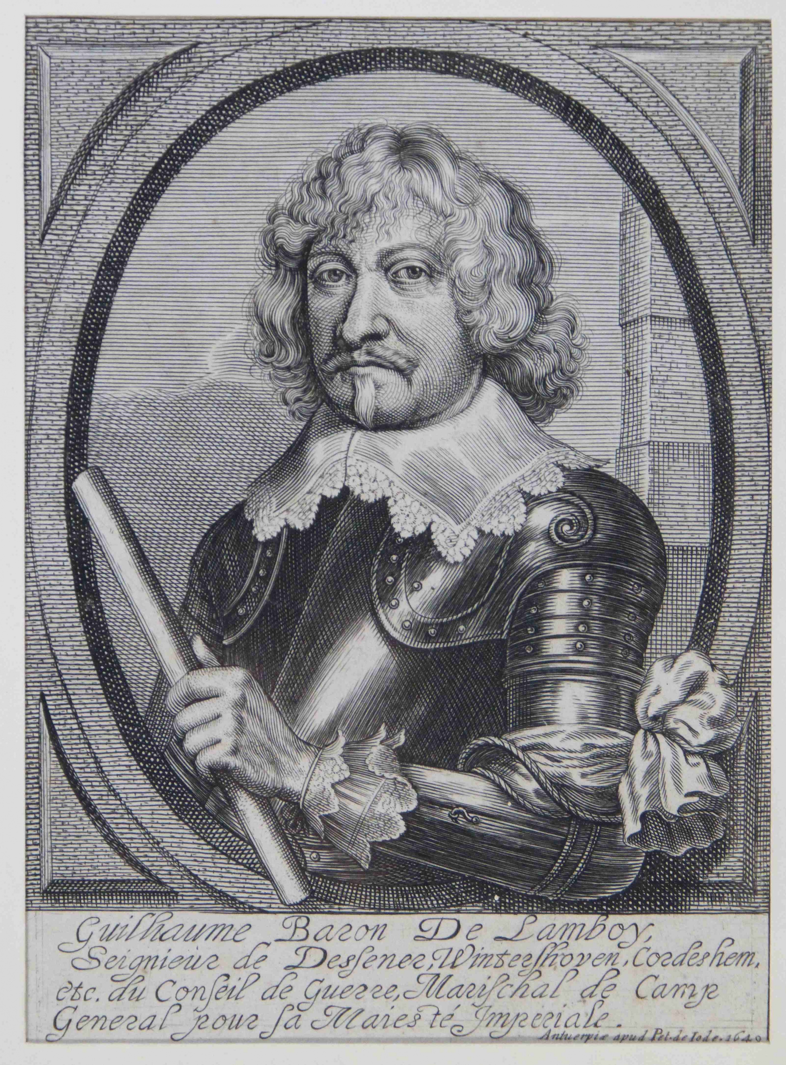 Kupferstich: Guillaume de Lamboy (Städt. Hellweg-Museum Geseke CC BY-NC-SA)