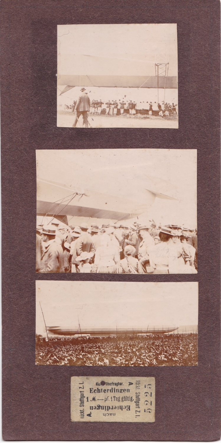 Erinnerungsstücke an das Unglück von Echterdingen am 5. August 1908 (M.-A. Trappe CC BY-NC-SA)