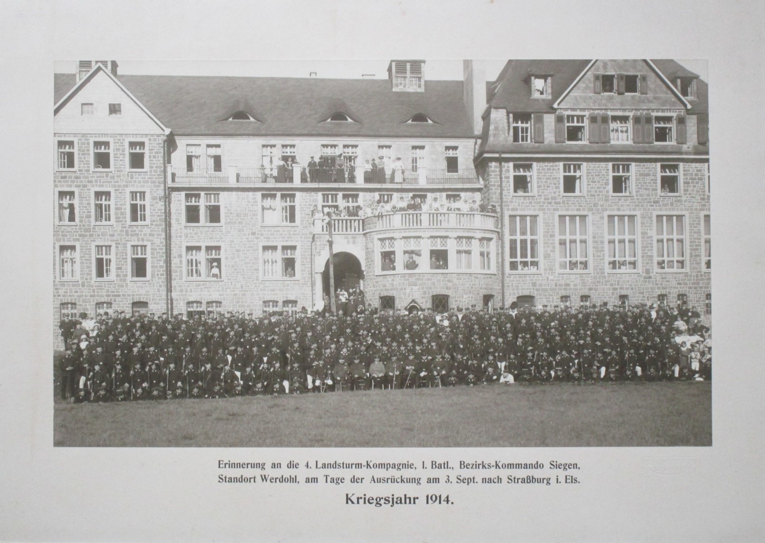 Rathaus Werdohl, Kriegsjahr 1914 (M.-A. Trappe CC BY-NC-SA)