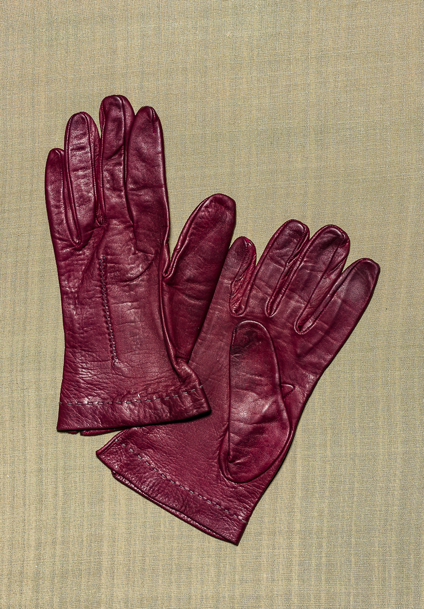 Damenhandschuhe aus Leder (Stadtmuseum Lippstadt RR-F)
