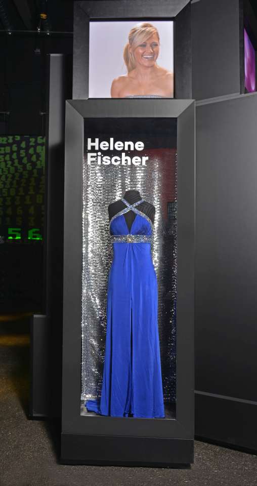 Bühnenkleidung Helene Fischer (Rock ’n’ Popmusem CC BY-NC-SA)