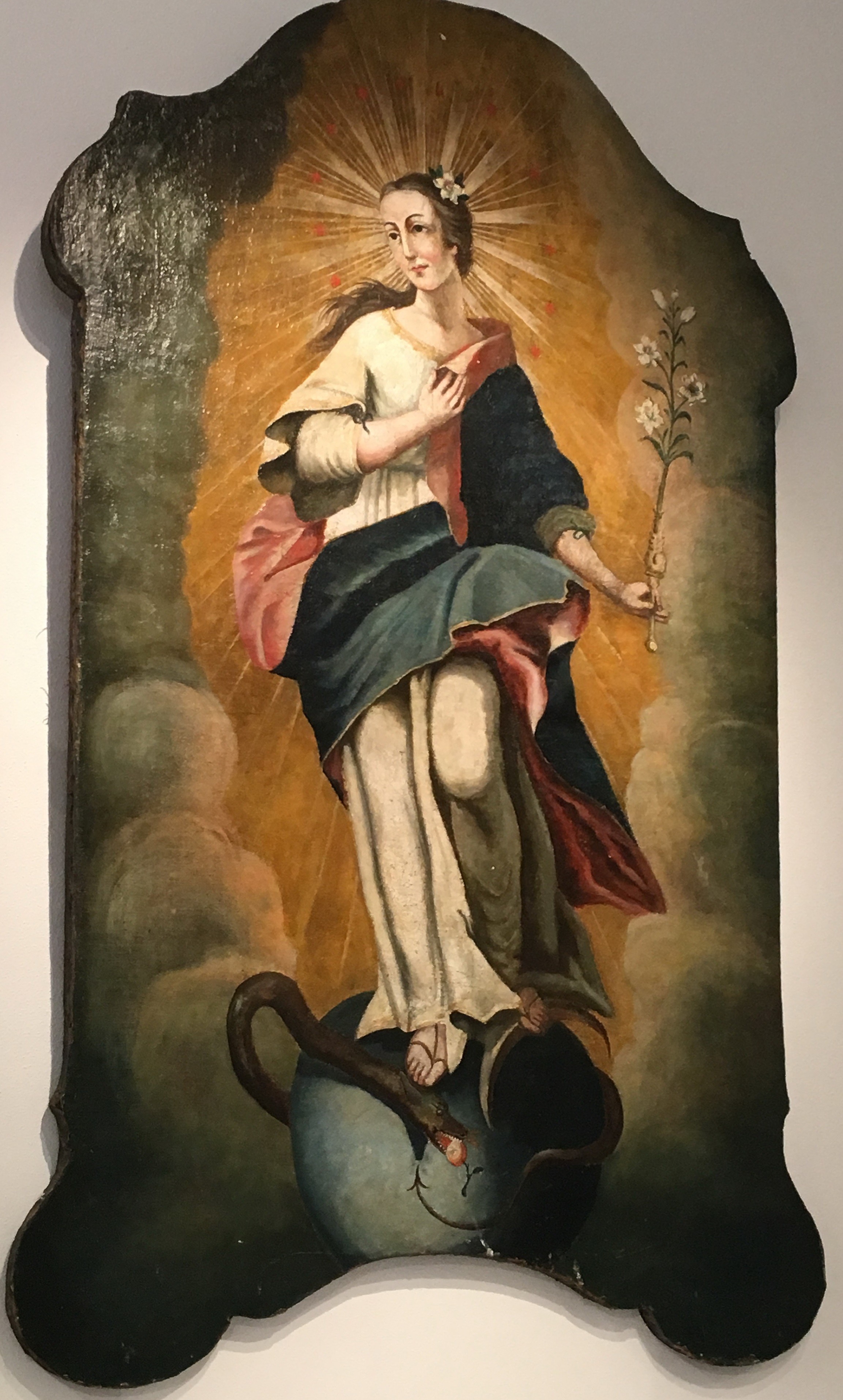 Maria auf der Weltkugel (Südsauerlandmuseum Attendorn CC BY-NC-SA)