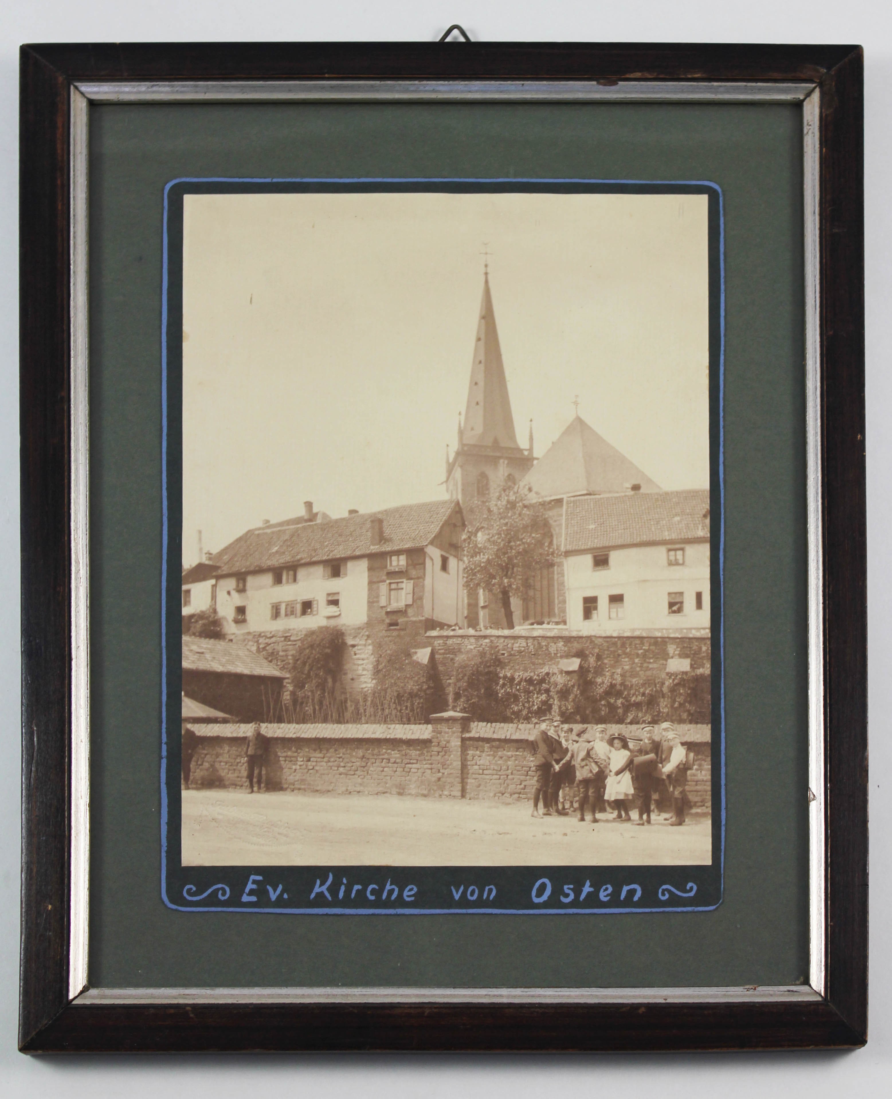 Fotografie von Stadtmauer und Stadtkirche (Hellweg-Museum Unna CC BY-NC-SA)