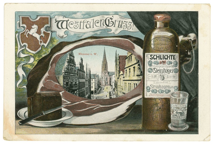 Postkarte: Gruß aus Westfalen (Stadtmuseum Münster CC BY-NC-SA)