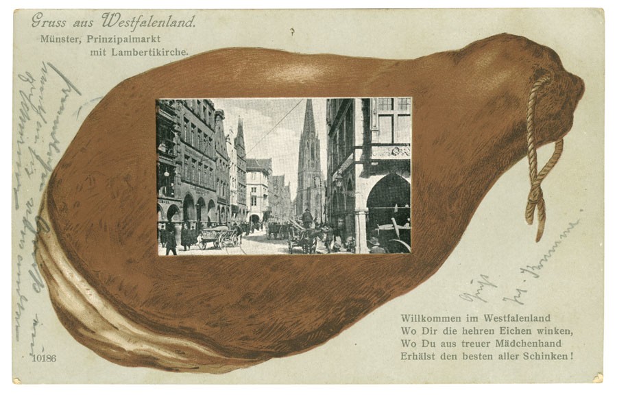 Postkarte: Gruß aus Westfalenland (Stadtmuseum Münster CC BY-NC-SA)