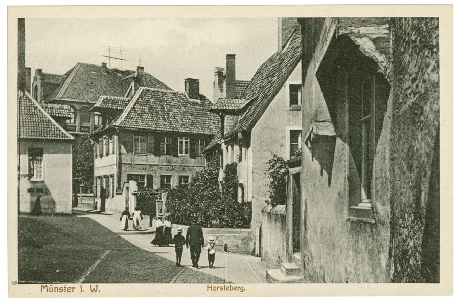 Postkarte: Horsteberg (Stadtmuseum Münster CC BY-NC-SA)