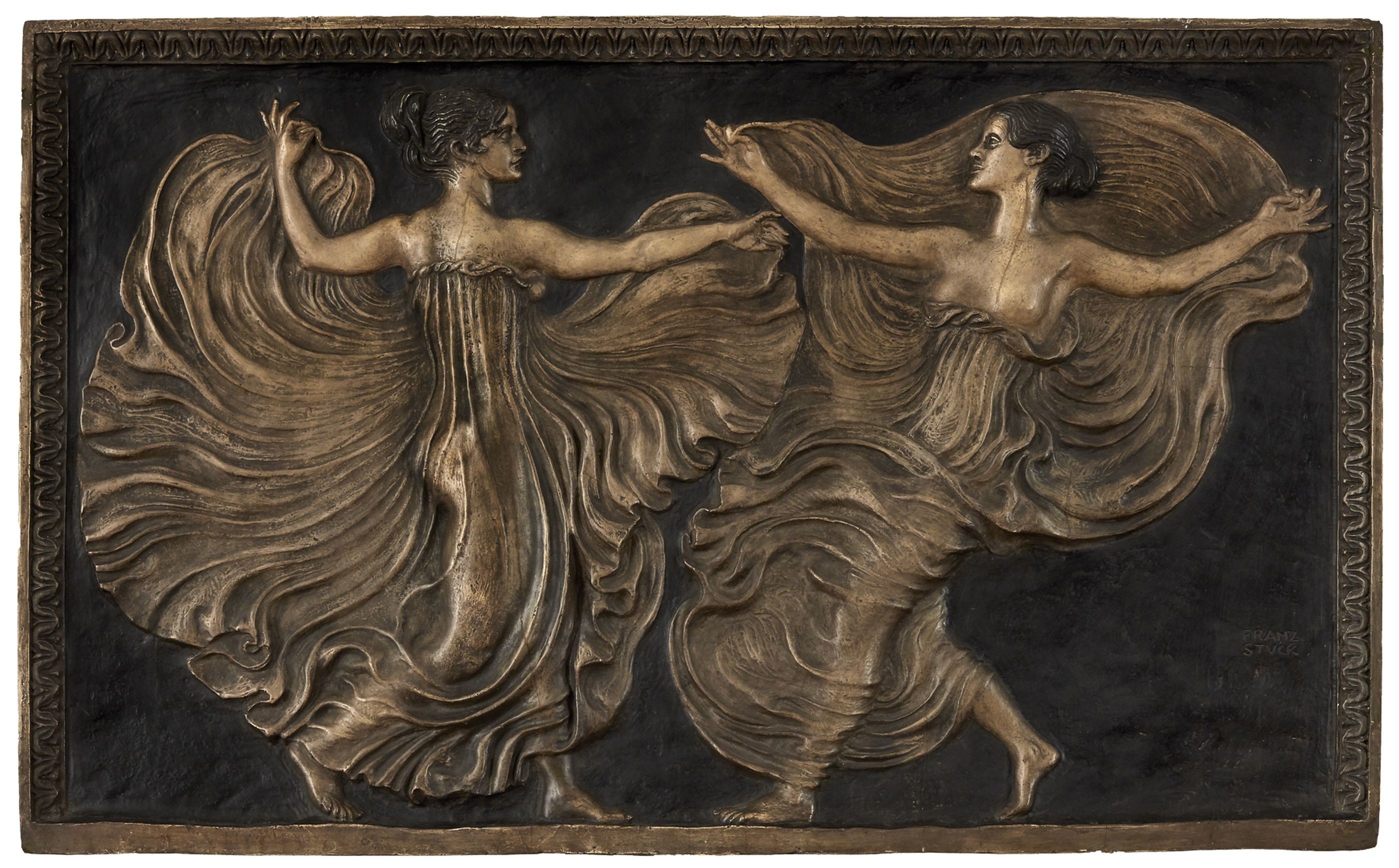 Relief mit Tänzerinnen oder Tanzende Musen (Museum für Kunst und Kulturgeschichte der Stadt Dortmund CC BY-NC-SA)
